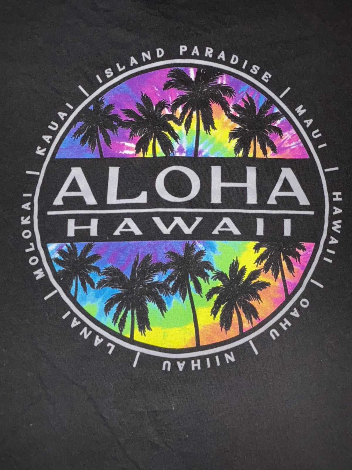 Designer Vintage Aloha Hawaii Graphic Tee - Black Size US M / EU 48-50 / 2 - 4 Thumbnail