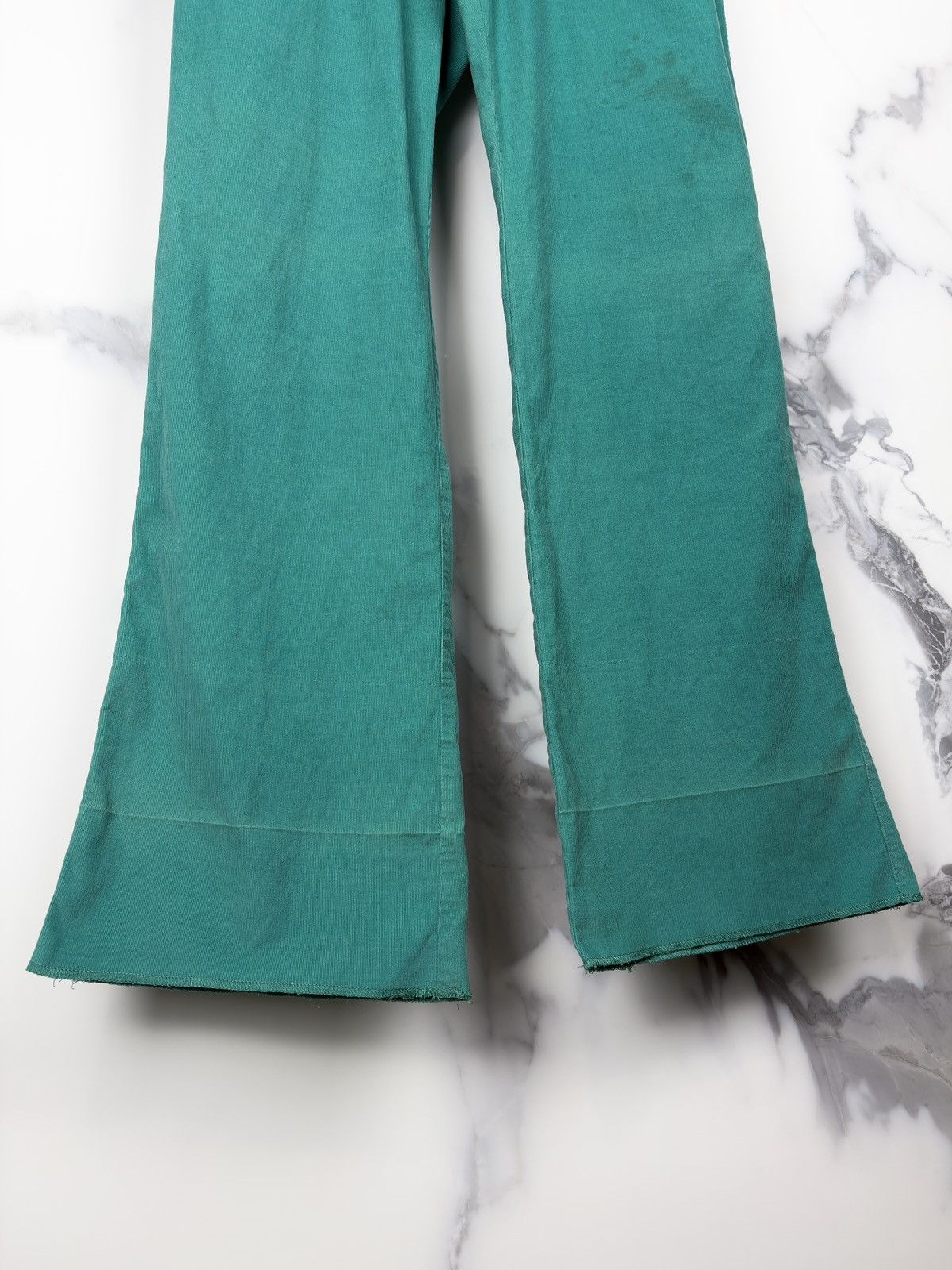 Gucci Gucci Tom Ford Green Flared Wide Leg Corduroy Pants Size US 30 / EU 46 - 3 Thumbnail