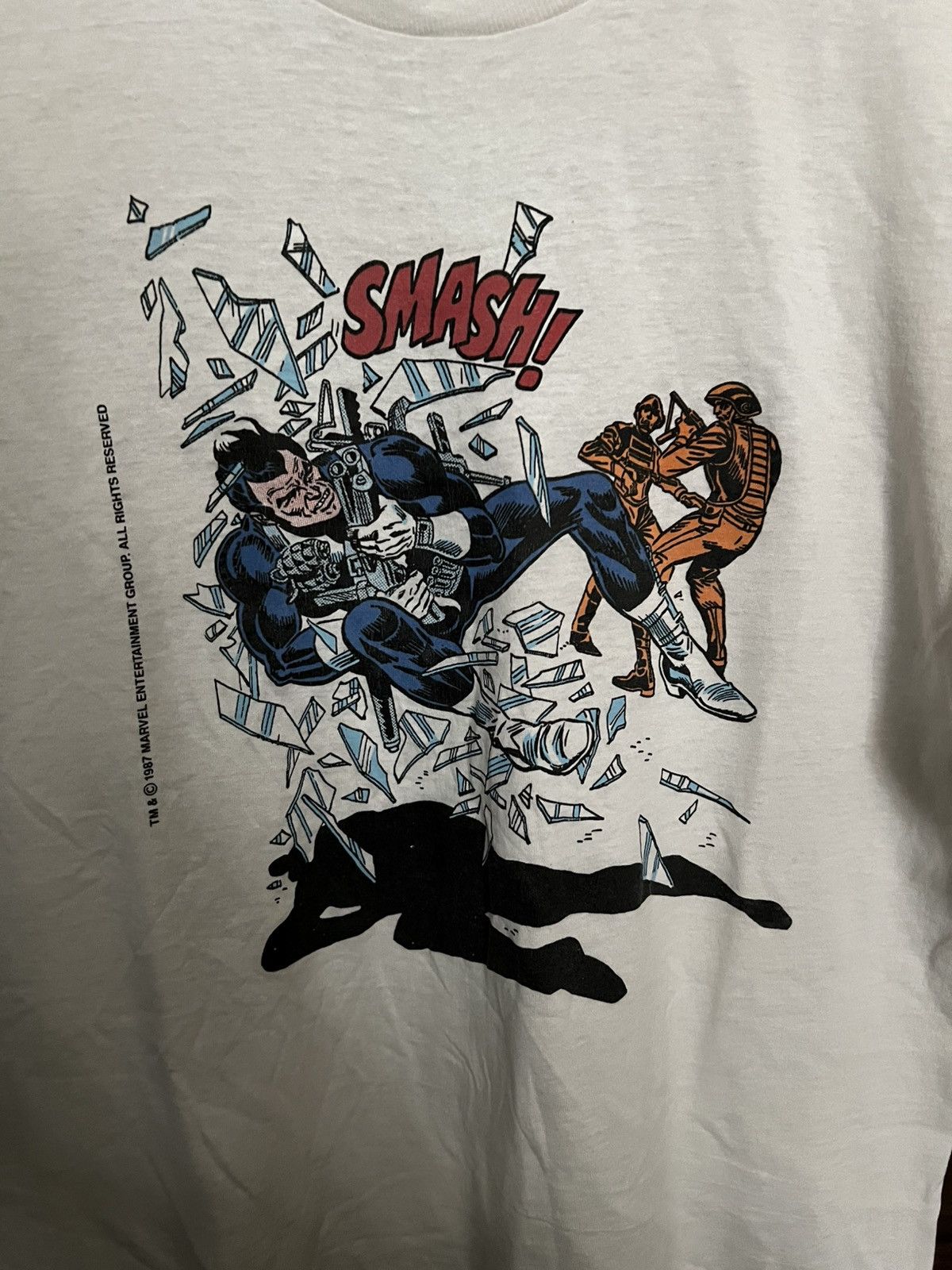 Marvel Comics × Vintage Vintage marvel the punisher shirt Size US L / EU 52-54 / 3 - 2 Thumbnail