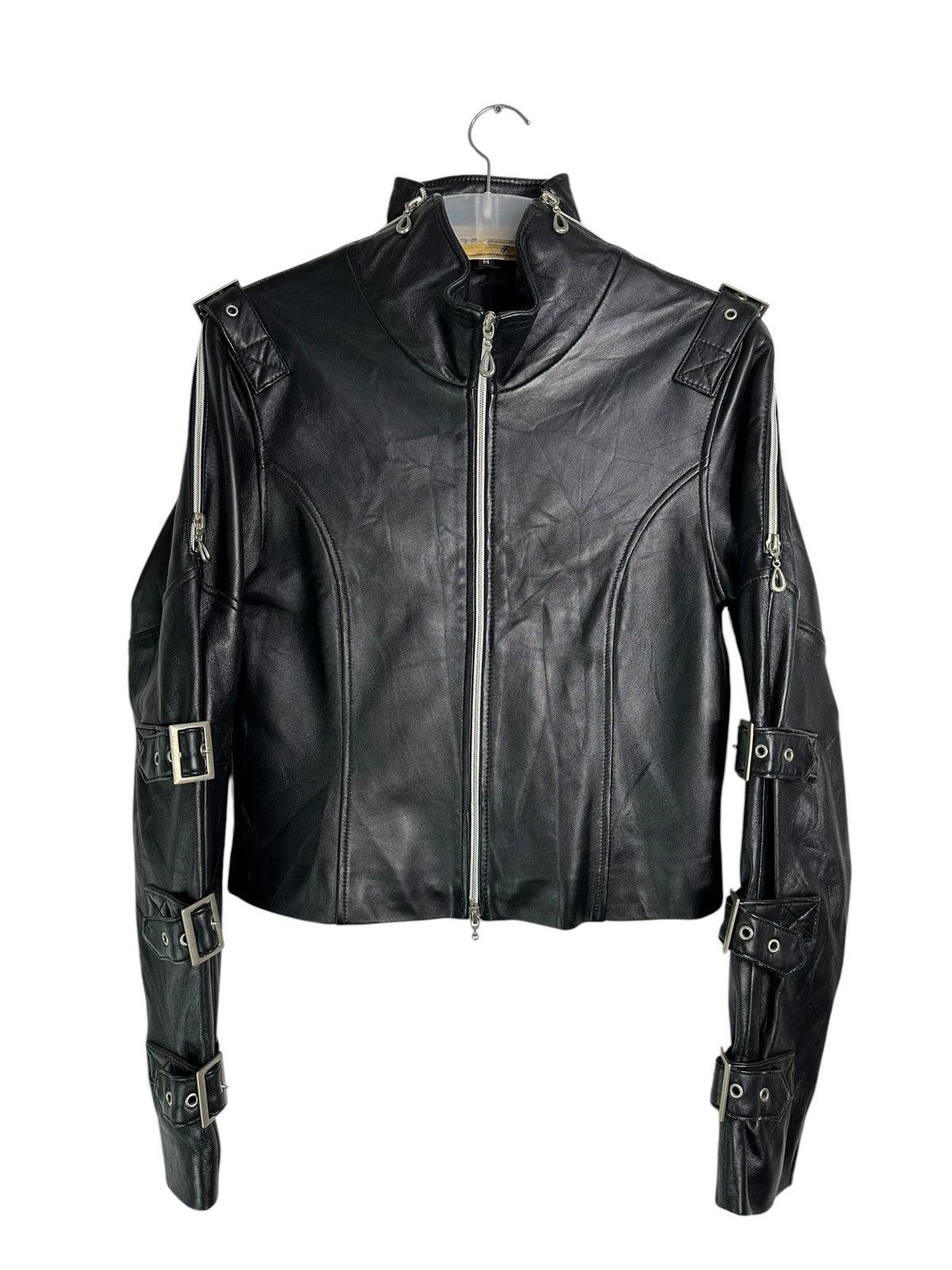 Ekam Ekam Asymmetrical Goatskin Zip Up Jacket | Grailed