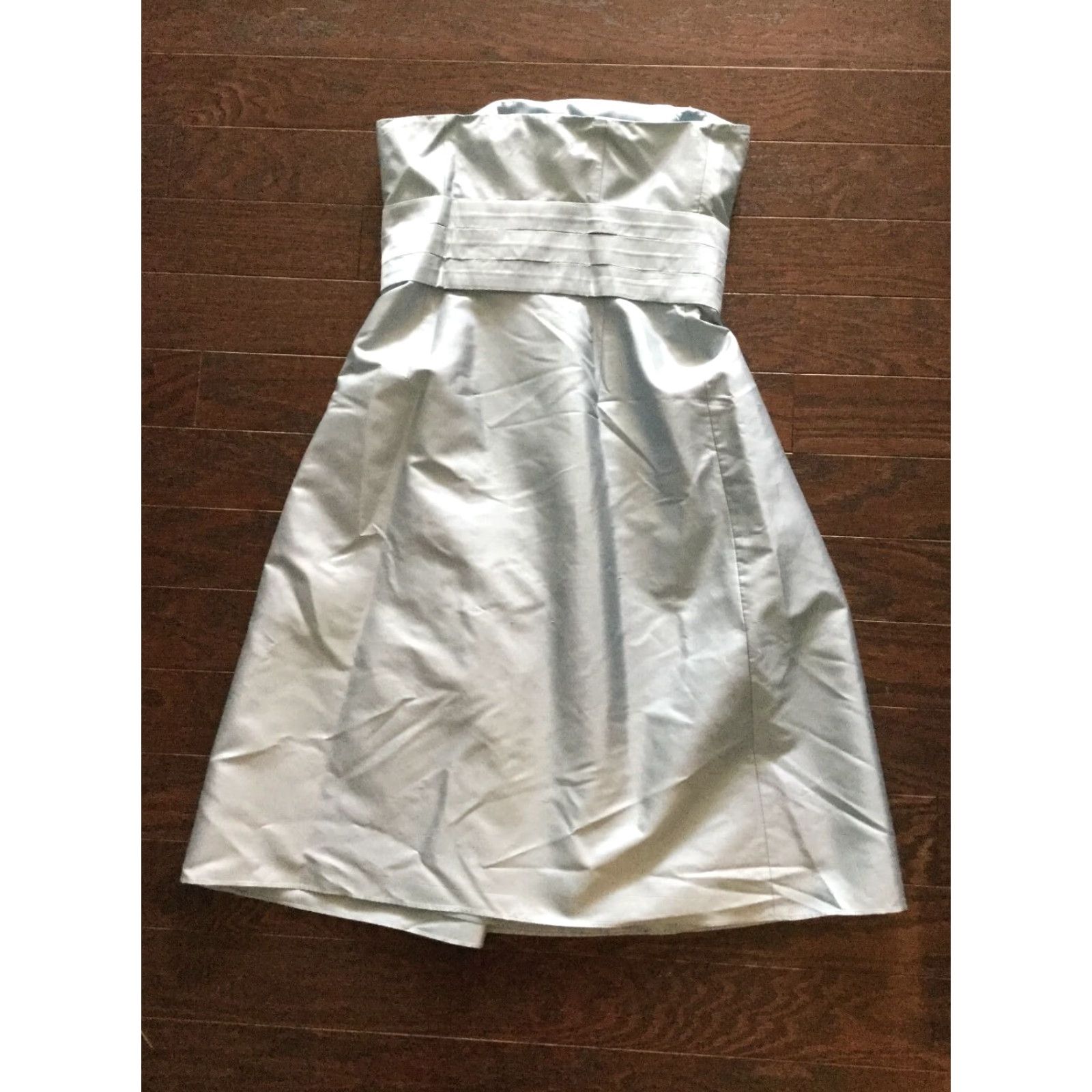 Ann Taylor VINTAGE Ann Taylor Cocktail Strapless Dress Light Blue Size 4 Fully Lined Size M / US 6-8 / IT 42-44 - 6 Thumbnail