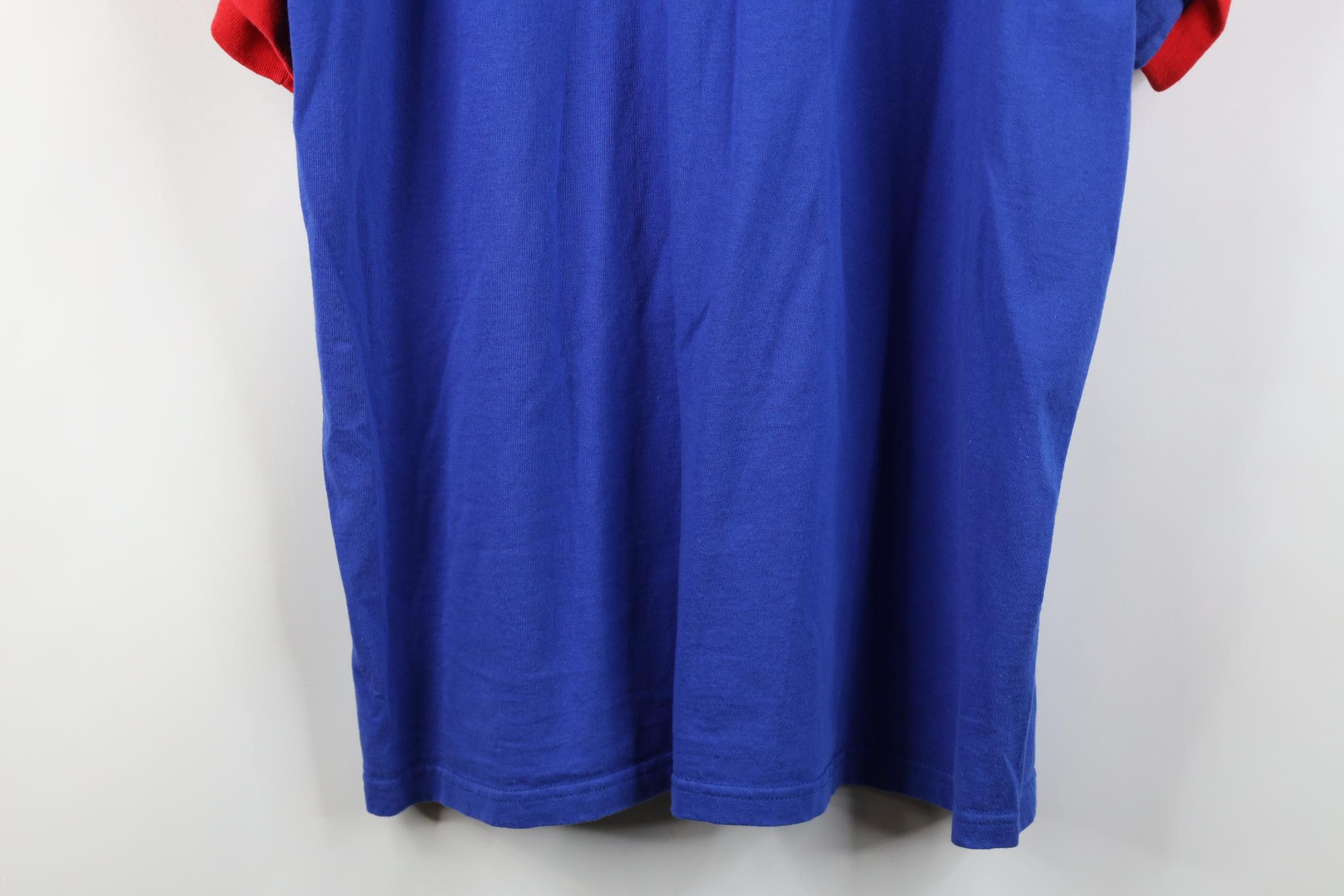 Nike Vintage Y2K Nike Center Swoosh Chicago Cubs Ringer T-Shirt Size US L / EU 52-54 / 3 - 14 Thumbnail
