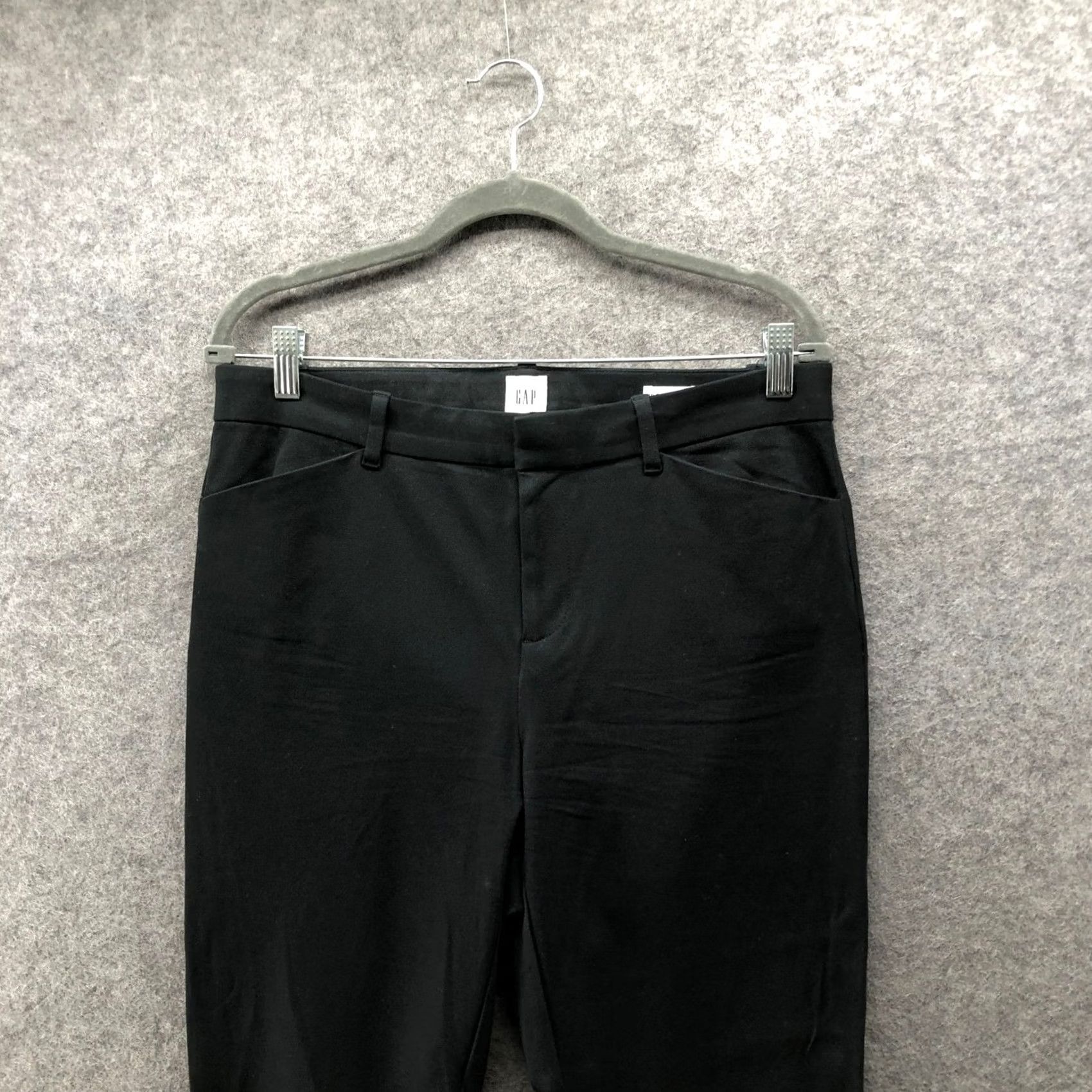 Gap GAP Signature Skinny Ankle Pants Womens 10 Tall Black Stretch Mid Rise Trouser Pants Shoes? Size 32" / US 10 / IT 46 - 3 Thumbnail