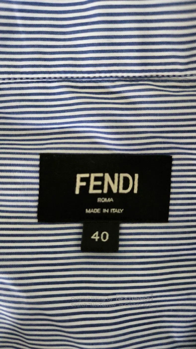Fendi Fendi size 40 Blue Shirt, Can Be Short or Long Sleeve Size US XS / EU 42 / 0 - 3 Thumbnail