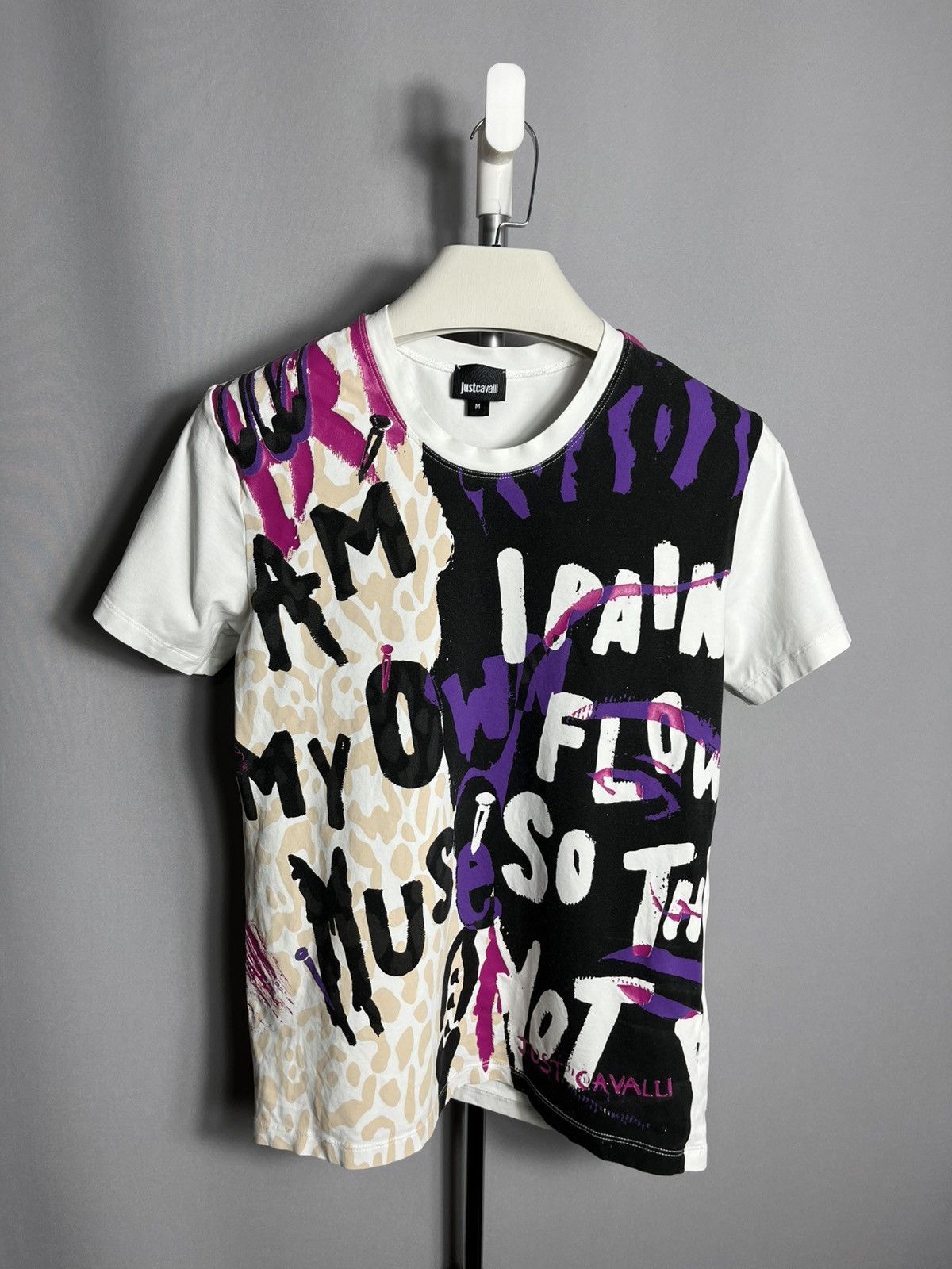 Just Cavalli just cavalli graphic art print t-shirt men’s cotton Size US M / EU 48-50 / 2 - 1 Thumbnail
