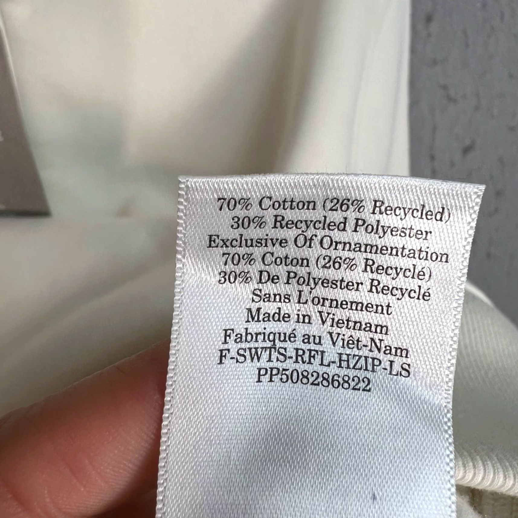 Everlane Everlane Sweatshirt Womens 2XS Pullover White Recycled Cotton Fleece Logo Long Sleeve Solid Warm Winter Fall 2XS Womens Pullover Sweatshirt N/A Size XXS / US 00 / IT 34 - 4 Thumbnail