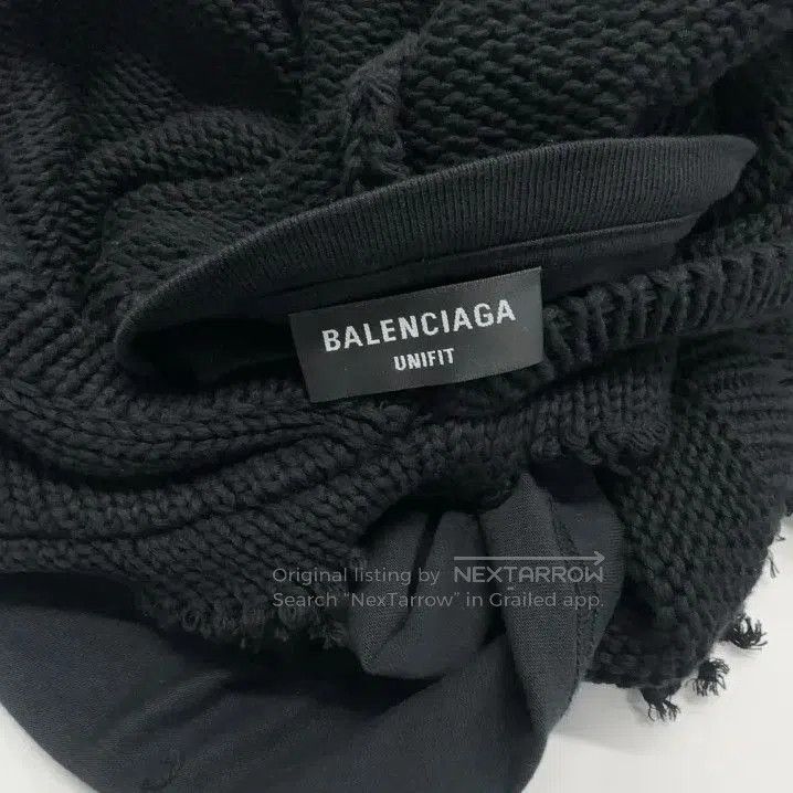 Balenciaga Balenciaga FW21 Black Logo Distressed Hoodie. Size US XS / EU 42 / 0 - 6 Thumbnail
