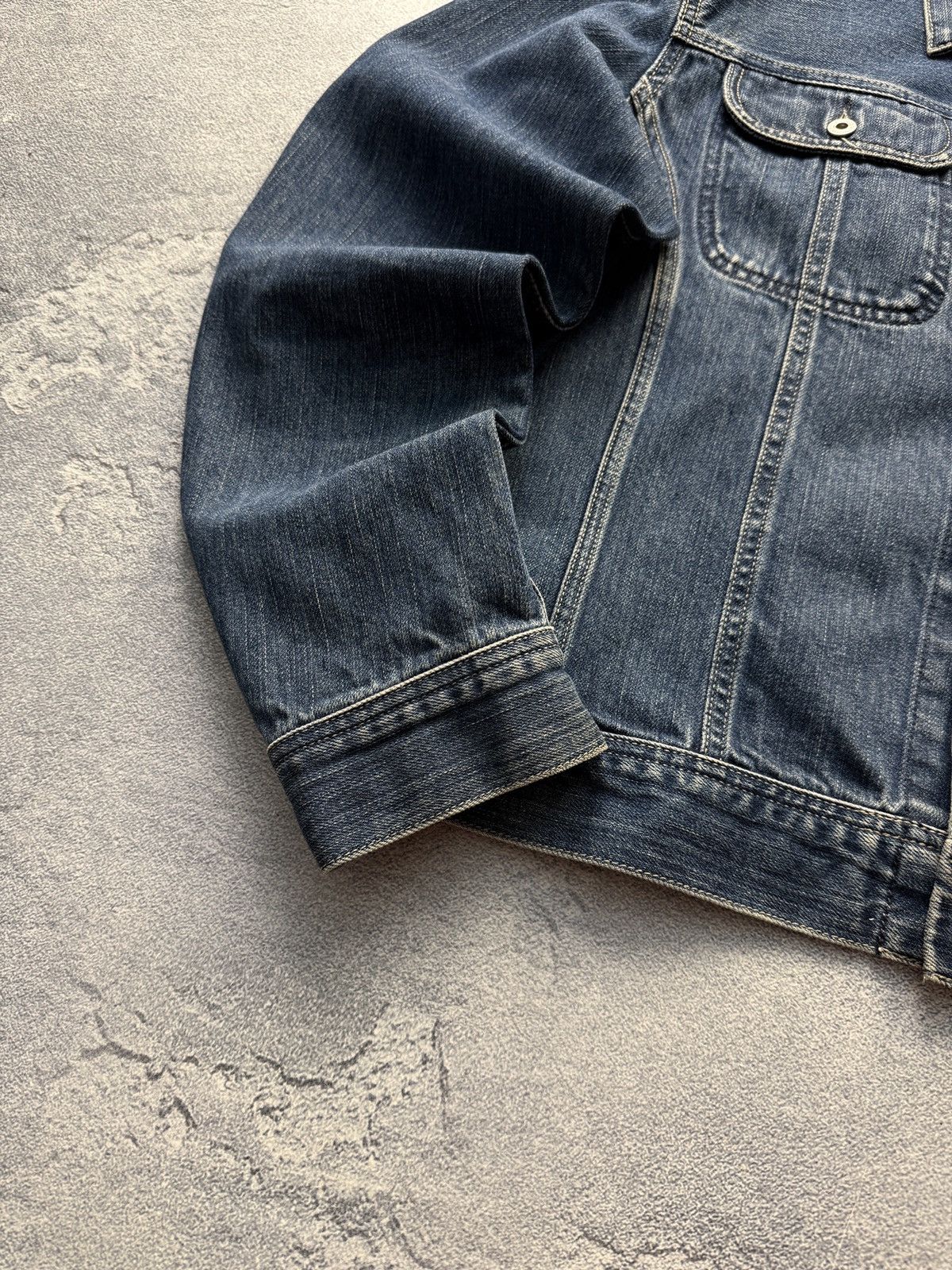 Diesel Vintage Diesel Denim Jacket Y2K Jeans Mini Logo Size US L / EU 52-54 / 3 - 2 Thumbnail