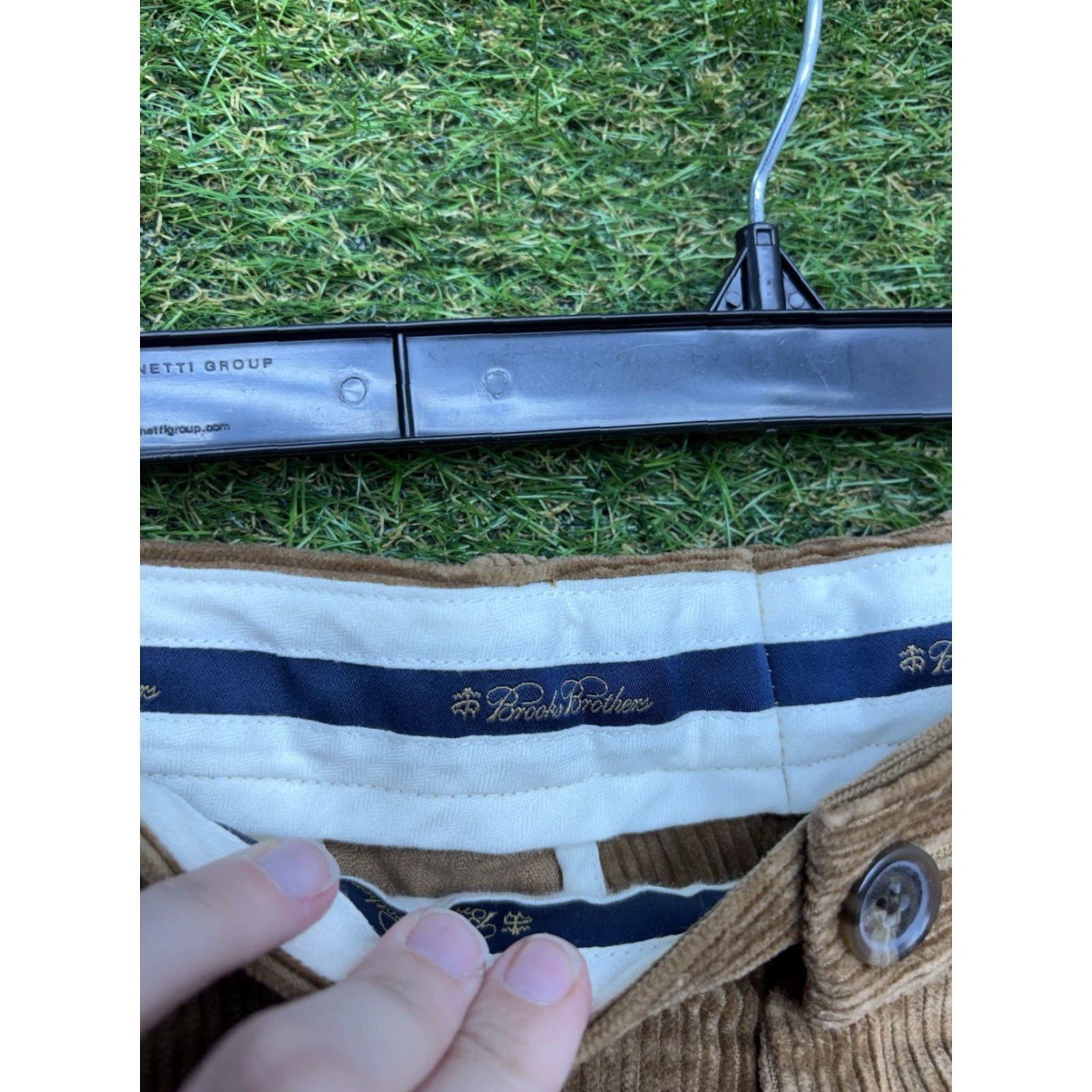 Brooks Brothers Brooks Brothers Corduroy Pants Mens 38x30 Brown Casual Khakis Preppy Size US 38 / EU 54 - 7 Thumbnail
