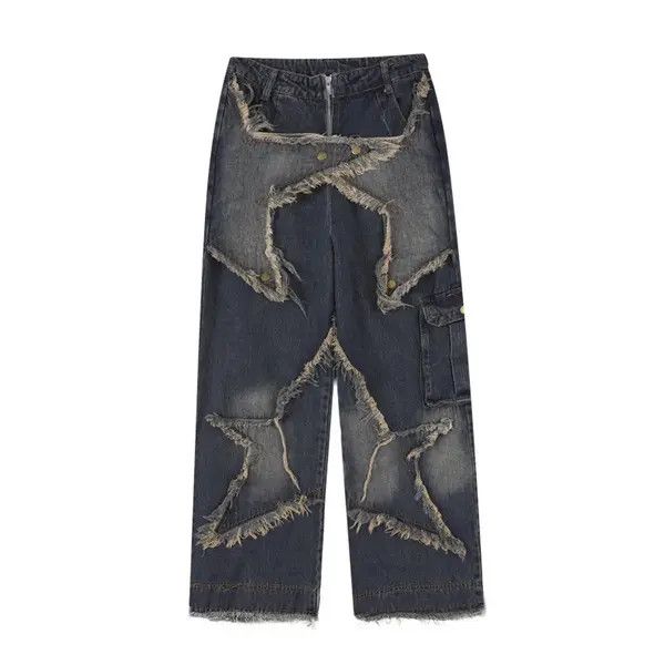 VIBE Sticking Pentagram straight star jeans Size US 32 / EU 48 - 1 Thumbnail