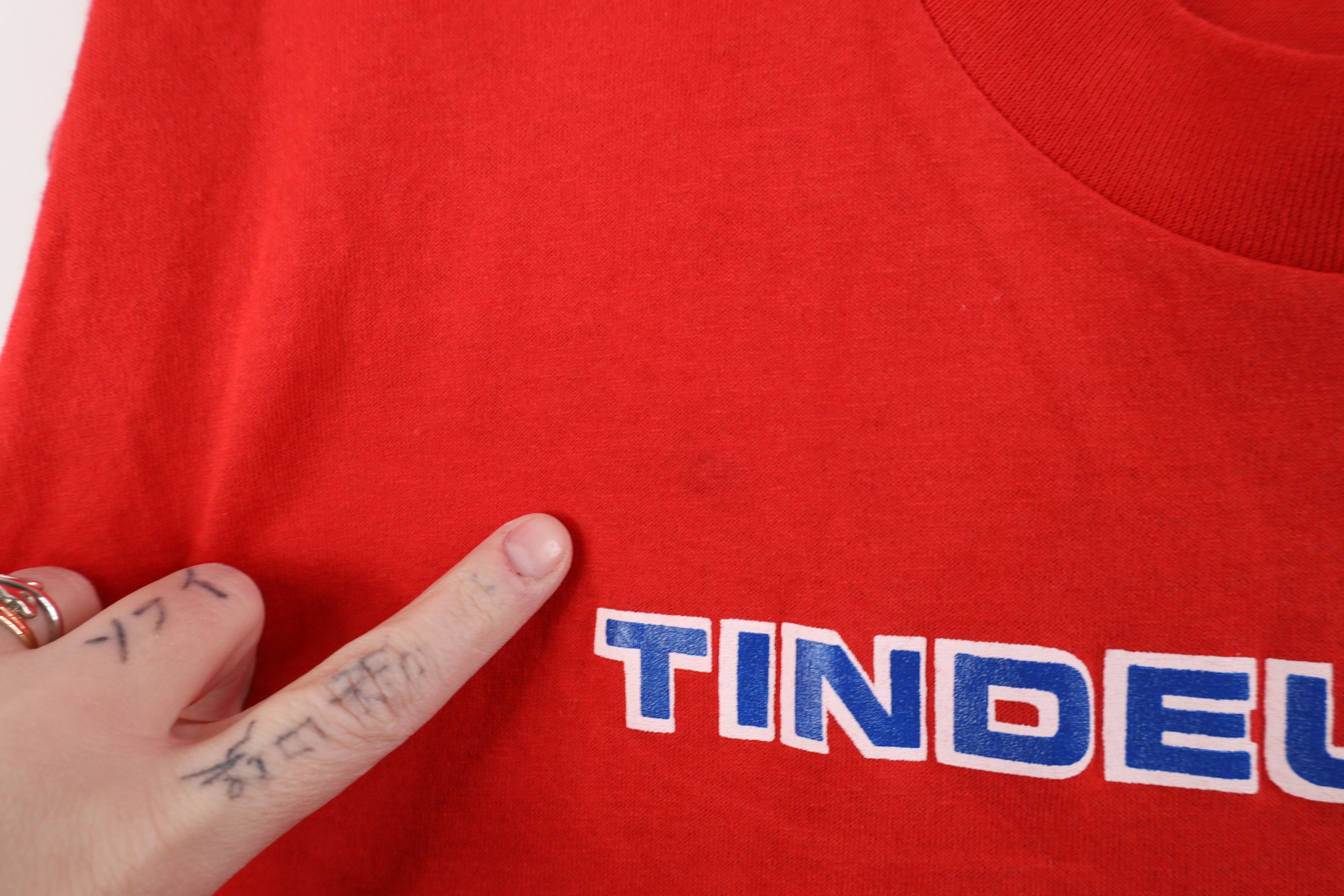 Vintage Vintage 80s 90s America Tindeuchen 522 Short Sleeve T-Shirt Size US XL / EU 56 / 4 - 5 Thumbnail