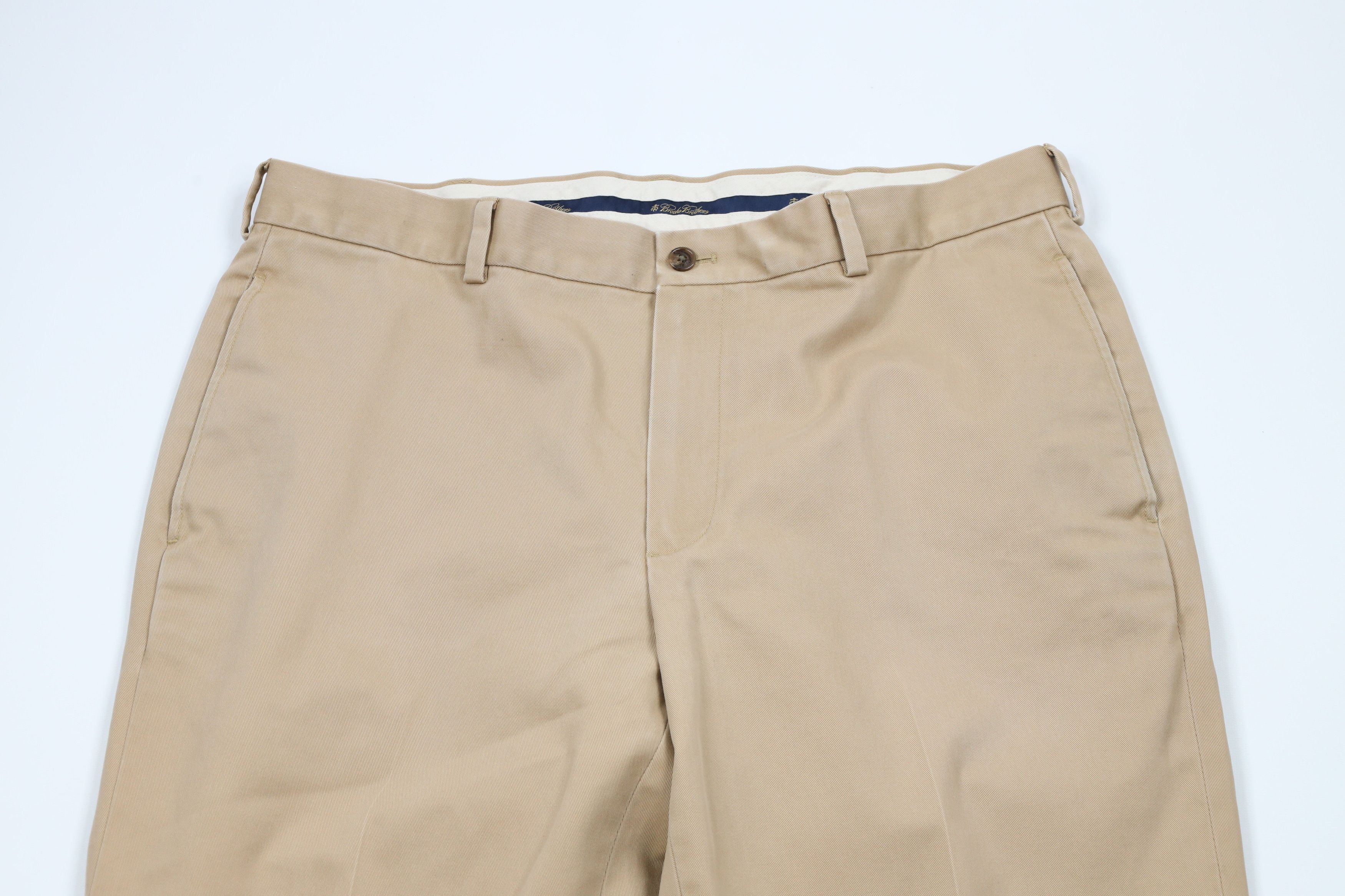 Brooks Brothers × Vintage Vintage Brooks Brothers Clark Advantage Chino Pants Beige Size US 37 - 2 Thumbnail