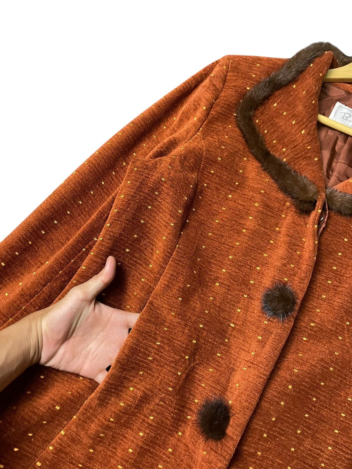 Japanese Brand × Vintage Bowbell Brand Designer Velvet Jacket (64) Size US S / EU 44-46 / 1 - 7 Thumbnail