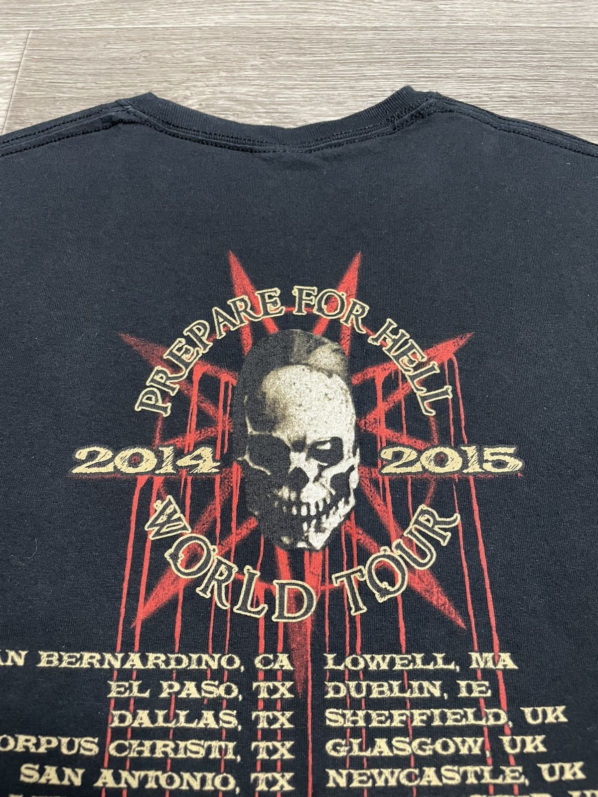 Band Tees Slipknot 2014 Prepare For Hell World Tour Rock Band T-Shirt Size US S / EU 44-46 / 1 - 17 Thumbnail