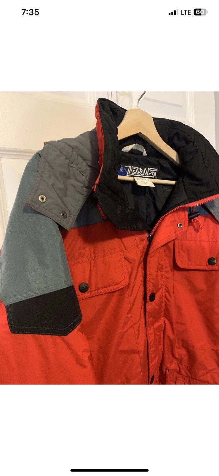 Other Vintage Zermatt Mens Sz M Ski Snowboarding Red Black Jacket Size US M / EU 48-50 / 2 - 7 Thumbnail