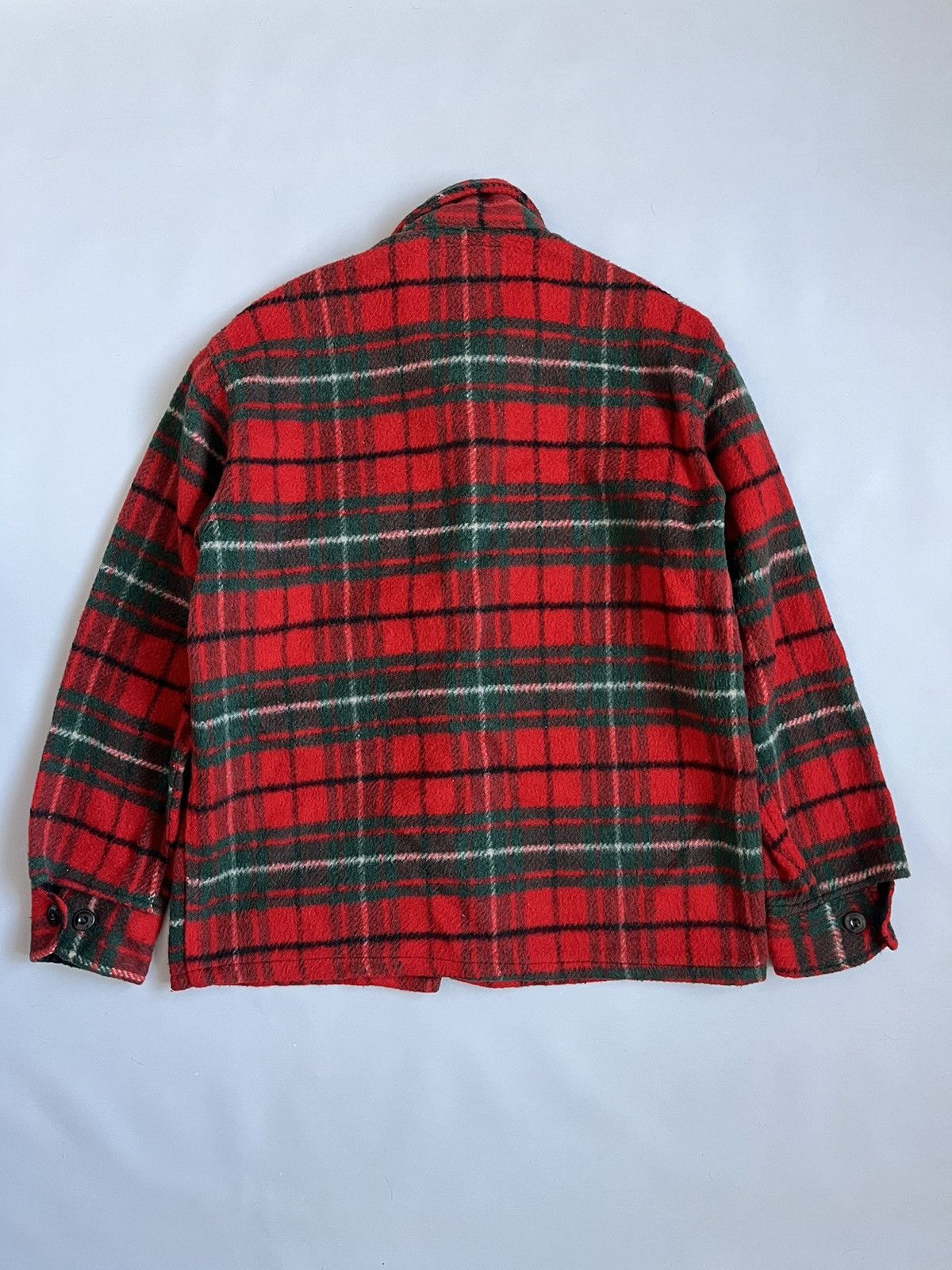 Chippewa Vintage 70s Chippewa Woolens Plaid Button Overshirt Shacket Size US M / EU 48-50 / 2 - 10 Thumbnail