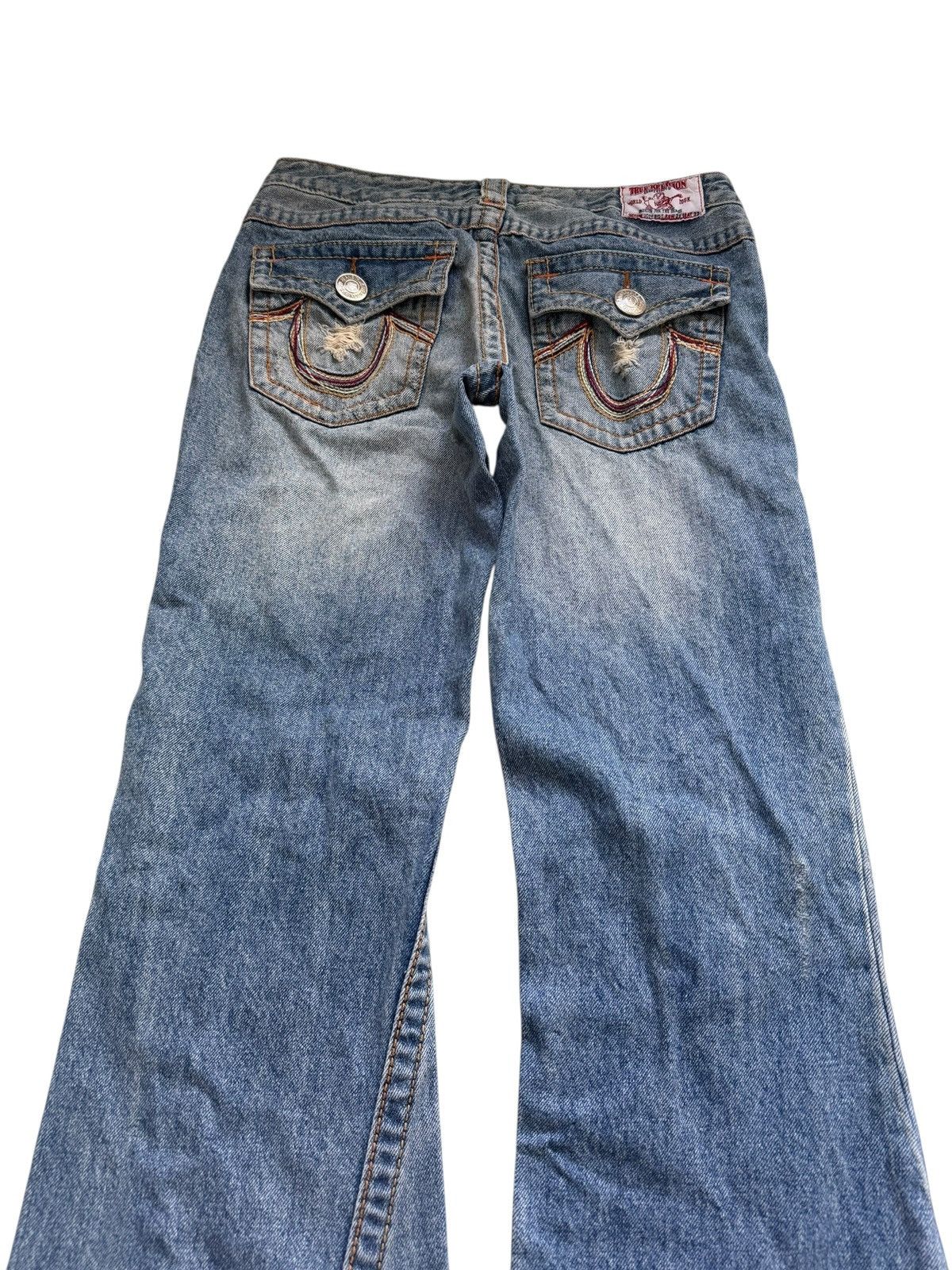 True Religion True Religion Washed Faded Flared Bootcut Jeans Joey Big T Size 28" / US 6 / IT 42 - 3 Thumbnail
