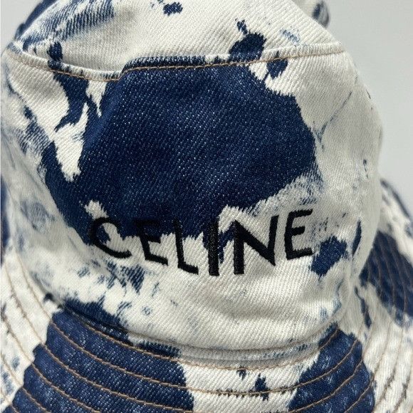 Celine Celine Bucket Hat Bleached Blue Size Medium Size ONE SIZE - 2 Thumbnail