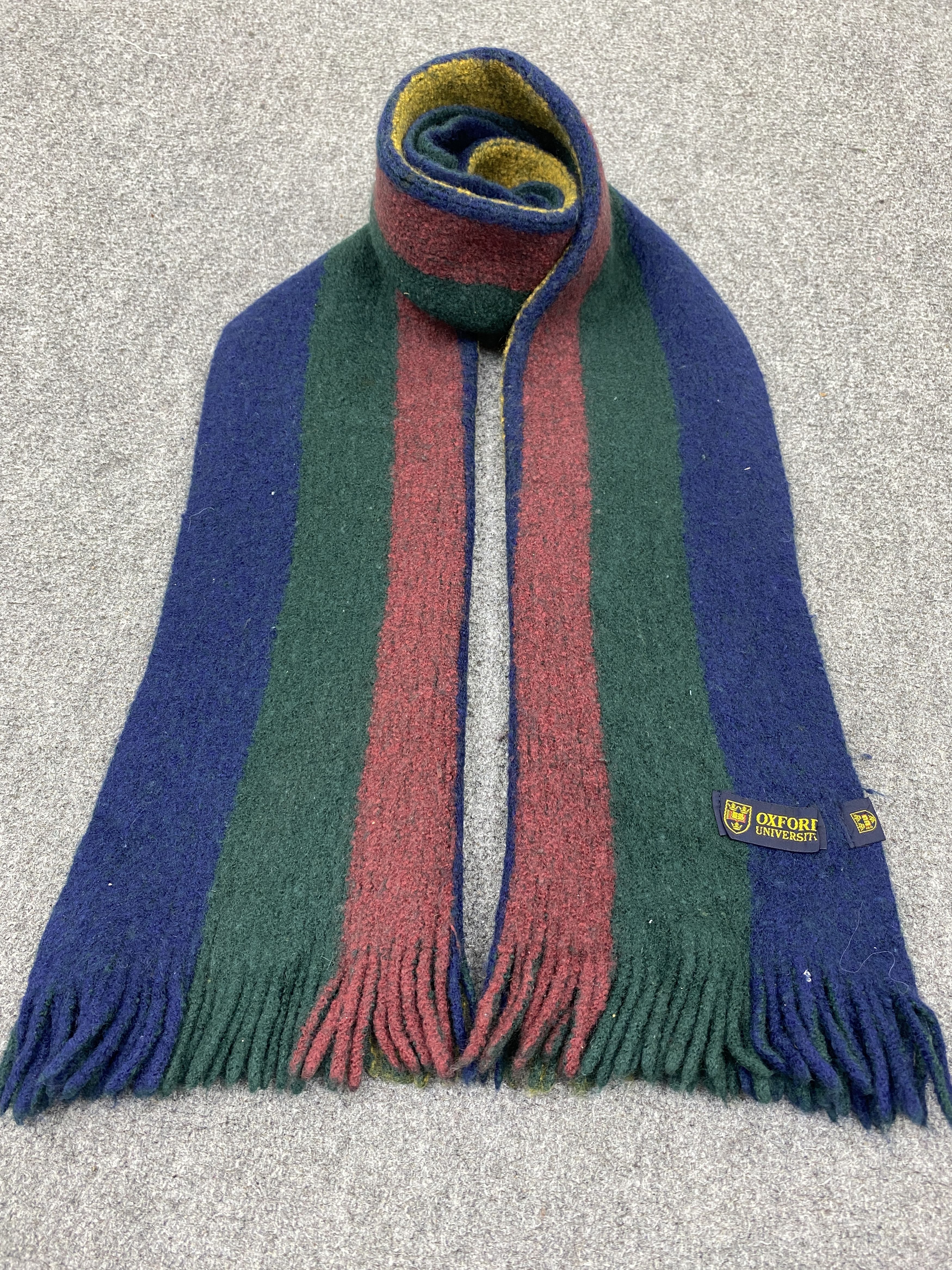 Vintage Oxford University Scarf / Muffler / Neckwear - SC0099 Size ONE SIZE - 1 Thumbnail