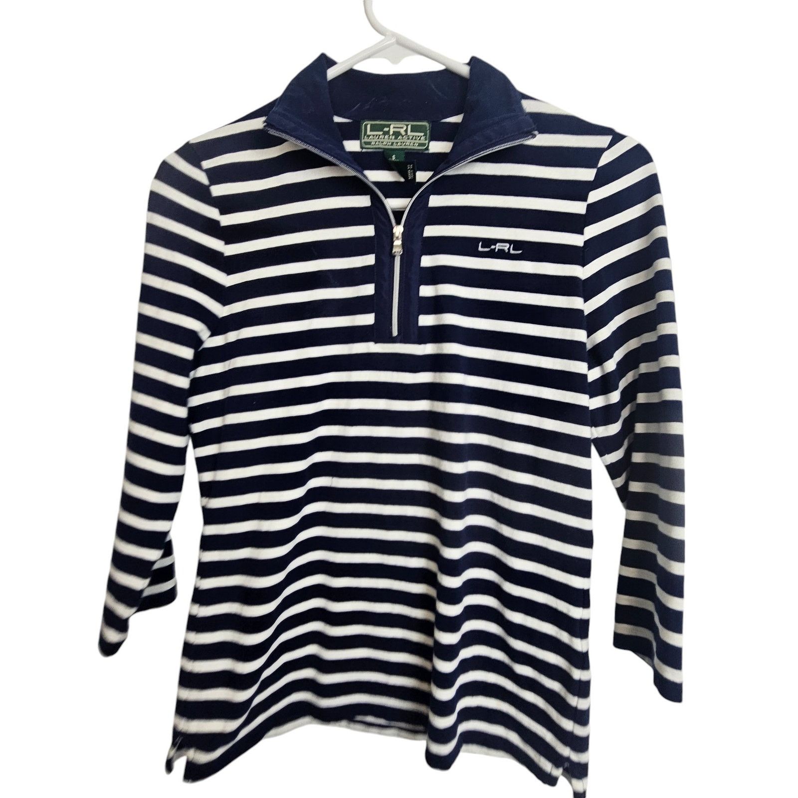 Ralph Lauren Lauren Ralph Lauren Active Striped Top Sz S Classic Nautical Size S / US 4 / IT 40 - 1 Thumbnail