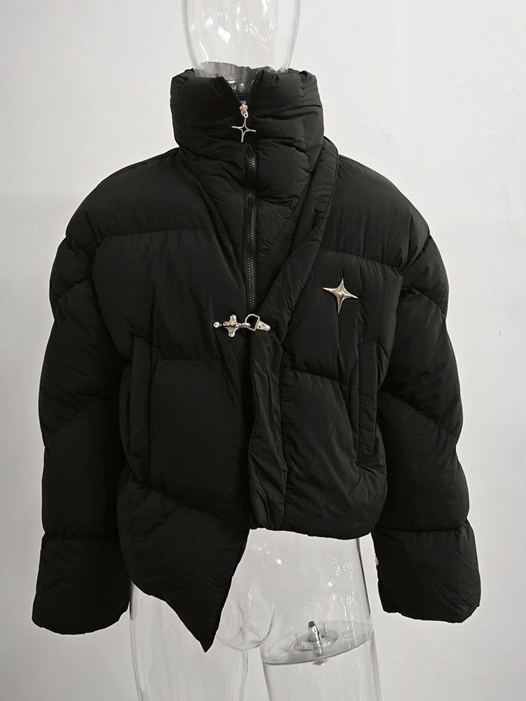 Designer × Japanese Brand Winter design loose jacket coat high neck Size US L / EU 52-54 / 3 - 5 Thumbnail