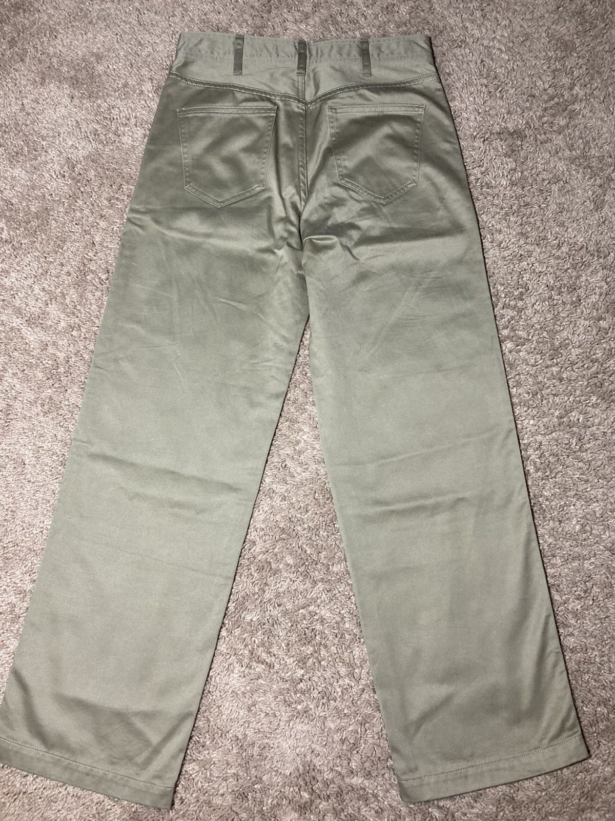 Celine AW19 Celine Cropped Chino Twill Pants 2019 Khaki Hedi Sliman Size US 26 / EU 42 - 5 Thumbnail