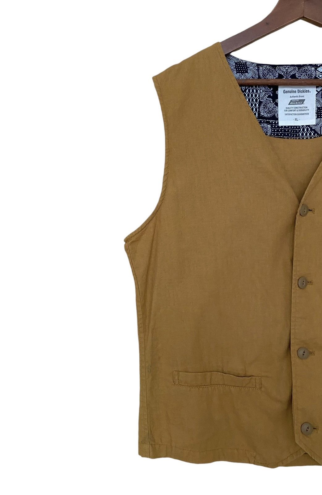 Dickies × Vintage Vintage Brand Dickies Duck Canvas Vest 2000s Size US XL / EU 56 / 4 - 4 Thumbnail