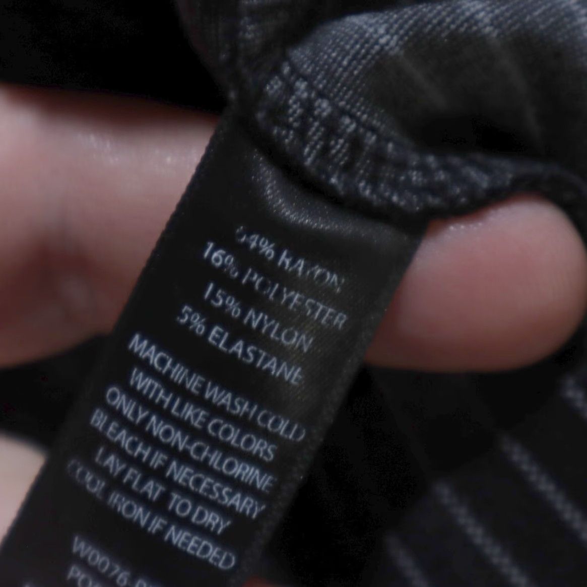 Vintage Betabrand Straight Leg Yoga Rayon Woven Pants Black Striped Women's L Size 36" / US 14 / IT 50 - 6 Thumbnail