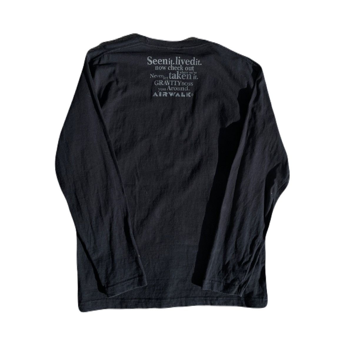 If Six Was Nine 2000s Japanese archive Vkei Poem Long Sleeve Tee Gyaruo Size US M / EU 48-50 / 2 - 4 Thumbnail
