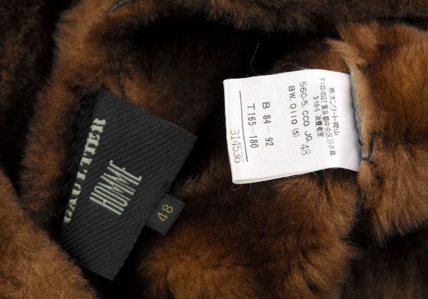 Jean Paul Gaultier Jean Paul Gaultier Homme Shearling Coat Size US M / EU 48-50 / 2 - 15 Thumbnail