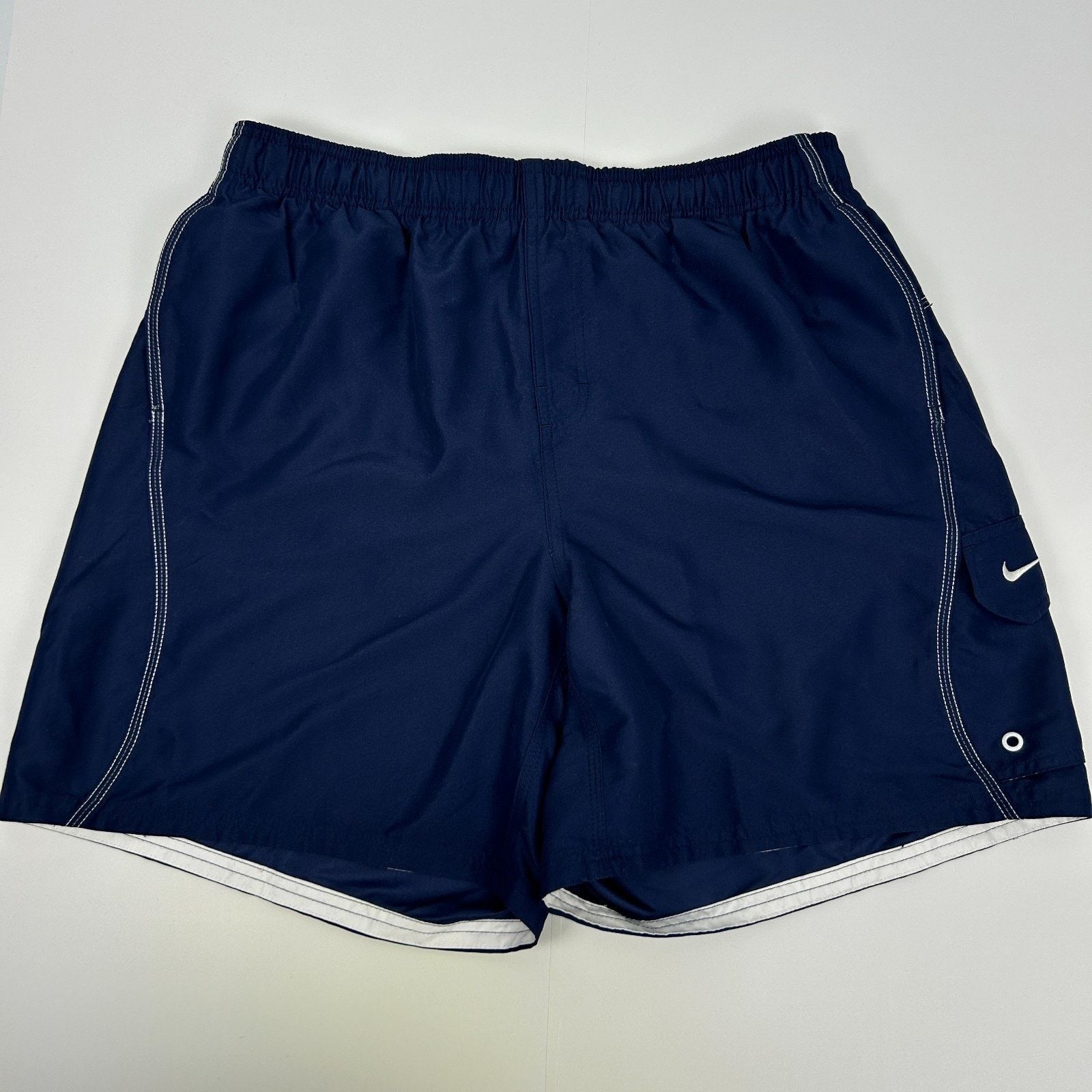 Nike Nike Board Shorts Swim Trunks Mesh Lined Blue XL X-Large Size US 36 / EU 52 - 1 Thumbnail