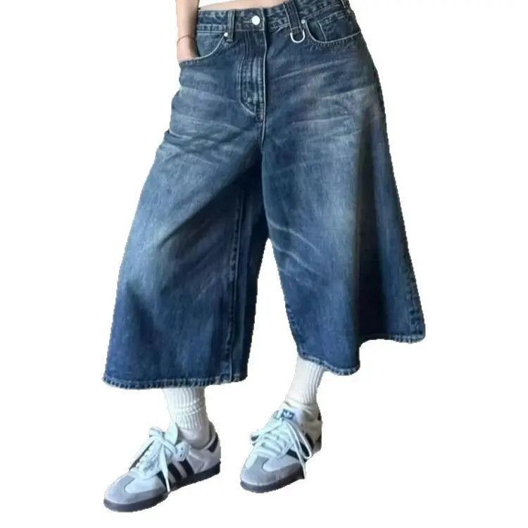 Japanese Brand Retro straight high street denim shorts Size US 32 / EU 48 - 4 Thumbnail