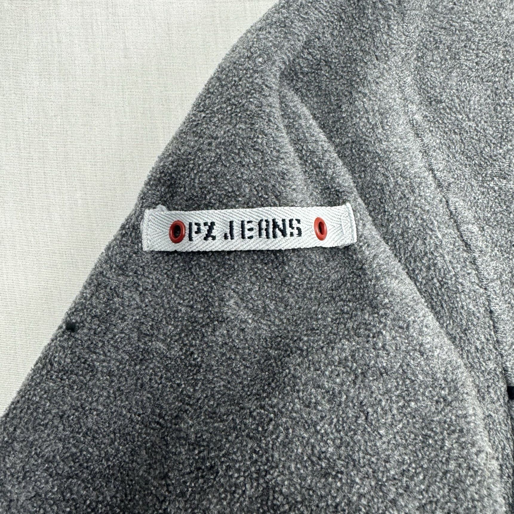 Point Zero VINTAGE Point Zero Fleece Jacket Quarter Zip Adult Large Gray Pockets 90s Y2K Punk Mens Size US L / EU 52-54 / 3 - 4 Thumbnail
