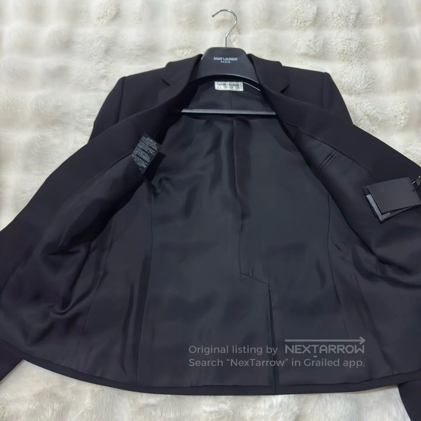 Saint Laurent Paris Saint Laurent Paris Jacket| Size XS / US 0-2 / IT 36-38 - 3 Thumbnail