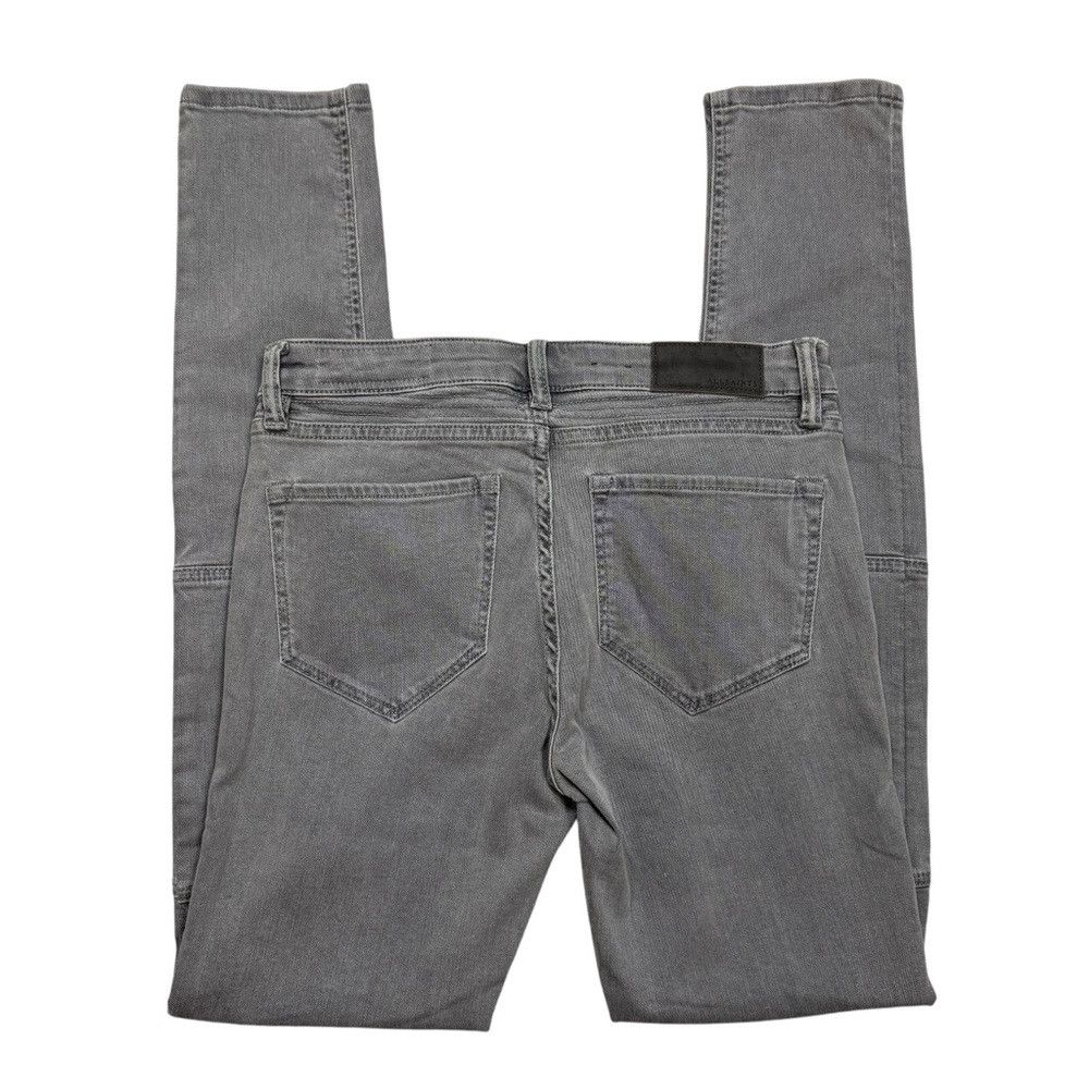 Allsaints New All Saints Biker Skinny Pale Grey Jeans Size 27 Size 27" / US 4 / IT 40 - 5 Thumbnail