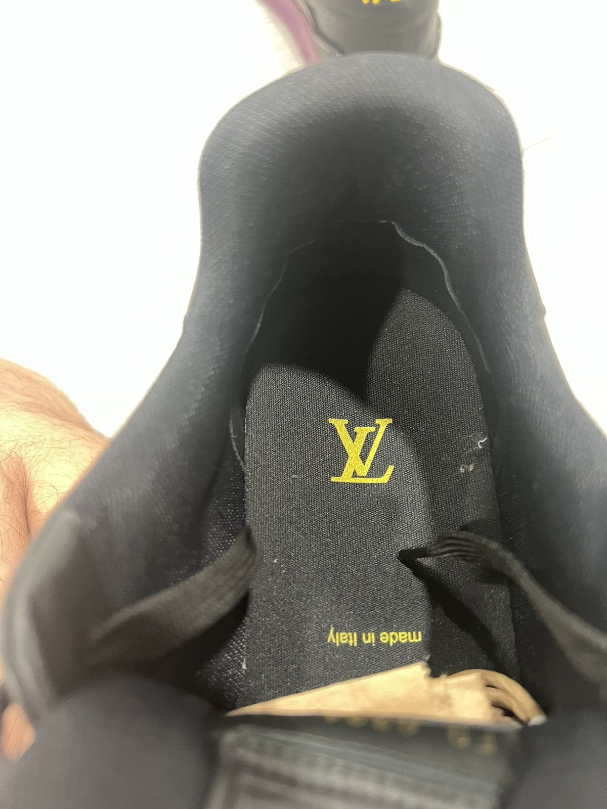Louis Vuitton Louis Vuitton Trainer #54 Black Purple Brown Size US 9.5 / EU 42-43 - 5 Thumbnail