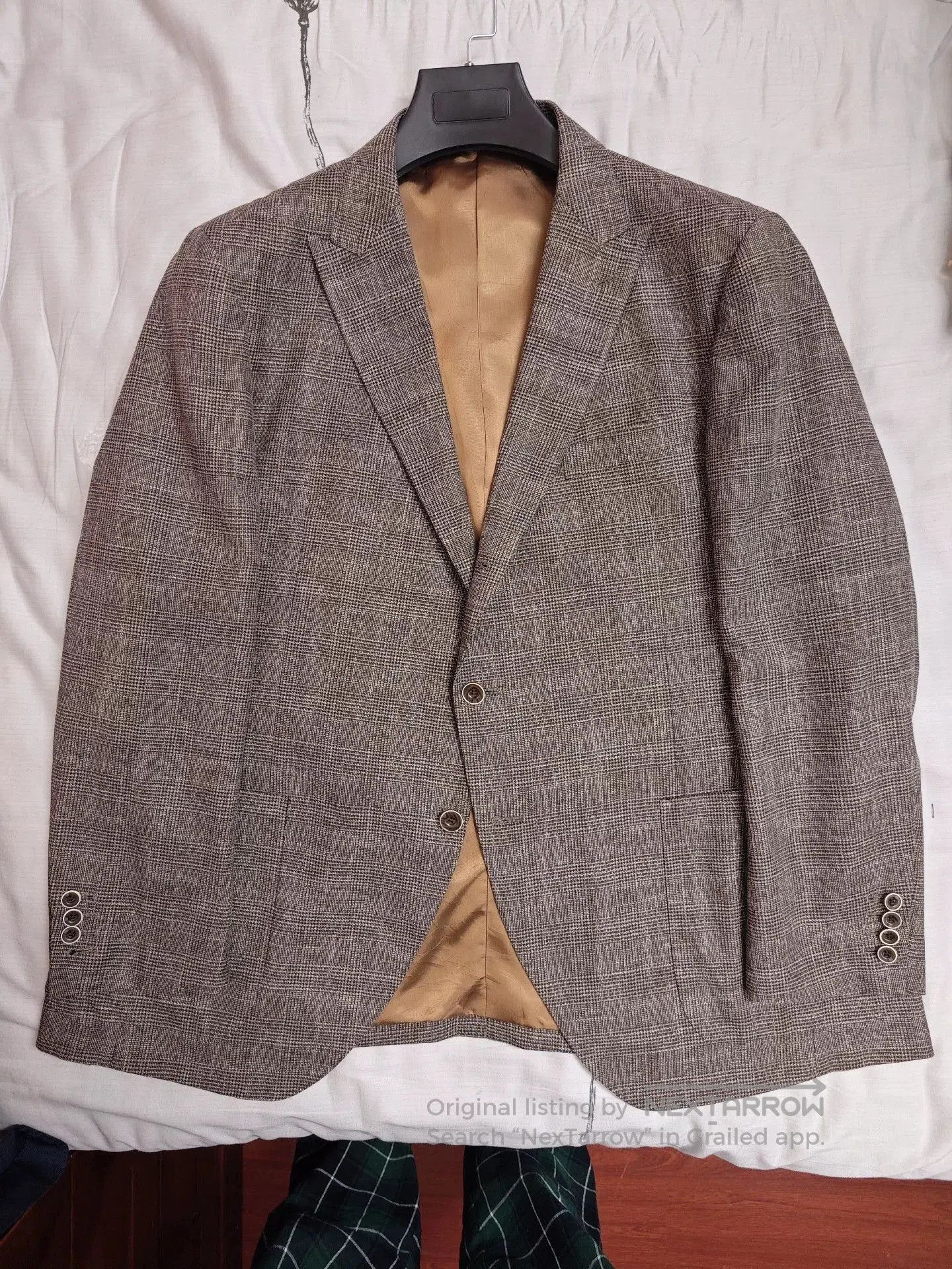 Other Custom Italian Wool Blend Suit Jacket. Size US L / EU 52-54 / 3 - 5 Thumbnail