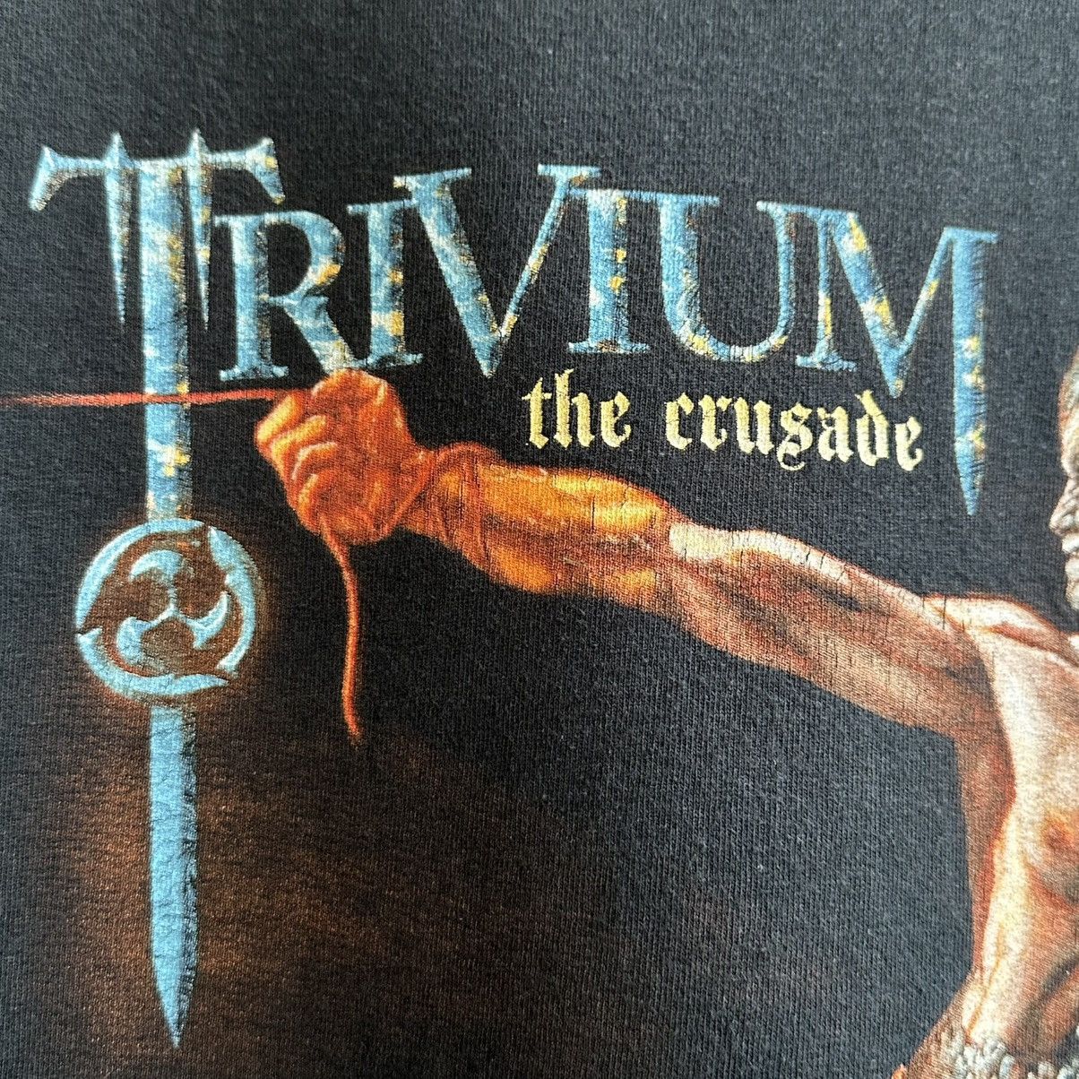 Band Tees Vintage 2000s Trivium «the crusade» Metal Band Promo Tee Size US L / EU 52-54 / 3 - 5 Thumbnail