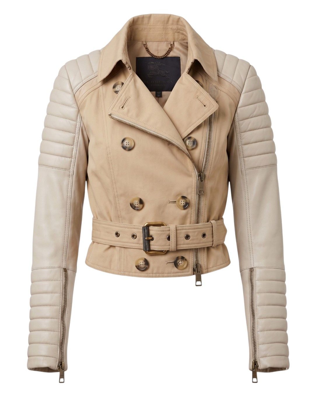 Burberry Prorsum S/S 2011 RUNWAY LEATHER BIKER JACKET Size M / US 6-8 / IT 42-44 - 2 Thumbnail
