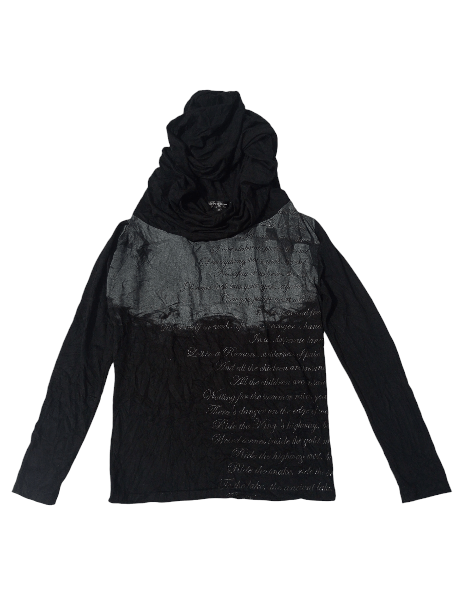 In The Attic Vintage in the attic poem hoodie Size US M / EU 48-50 / 2 - 1 Thumbnail
