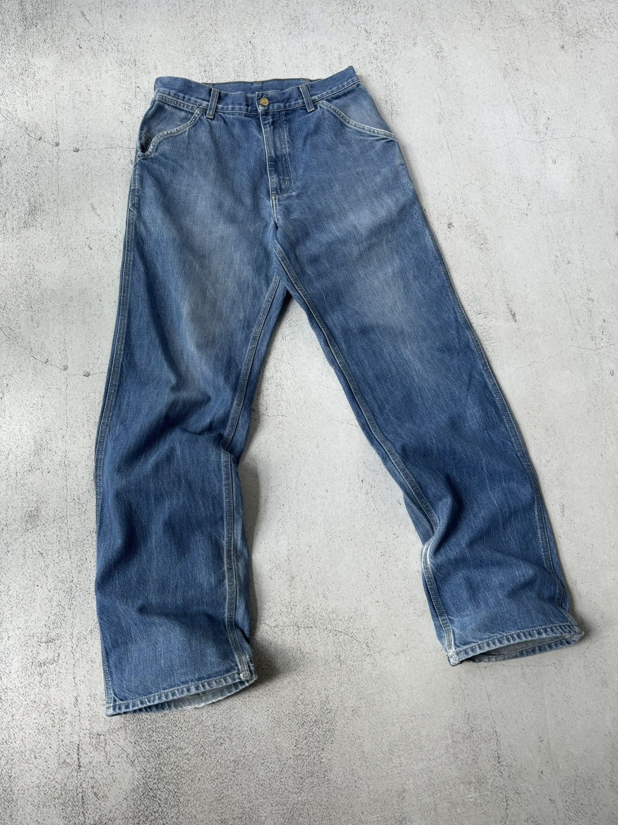 Carhartt × Vintage Carhartt Vintage Simple Pants Denim Jeans Size US 32 / EU 48 - 8 Thumbnail