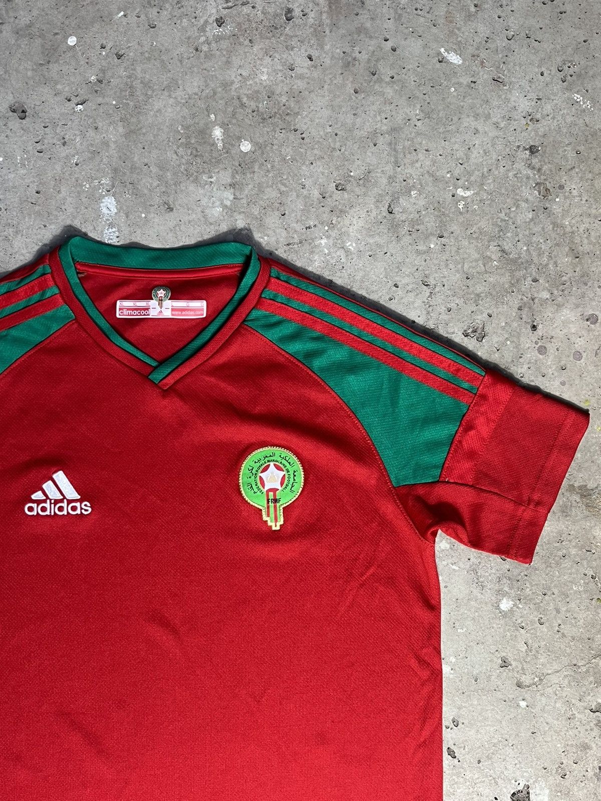 Adidas × Vintage Morocco National Team Soccer Jersey Blokecore Size US L / EU 52-54 / 3 - 4 Thumbnail