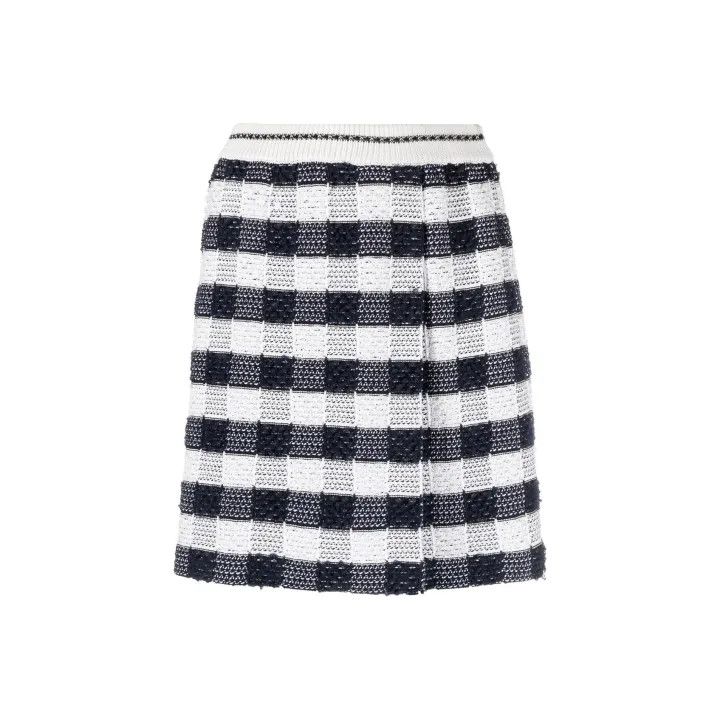 Thom Browne Thom Browne Color Blocked Checkered Mini Skirt 0079 Size 42" / US 20 - 1 Thumbnail