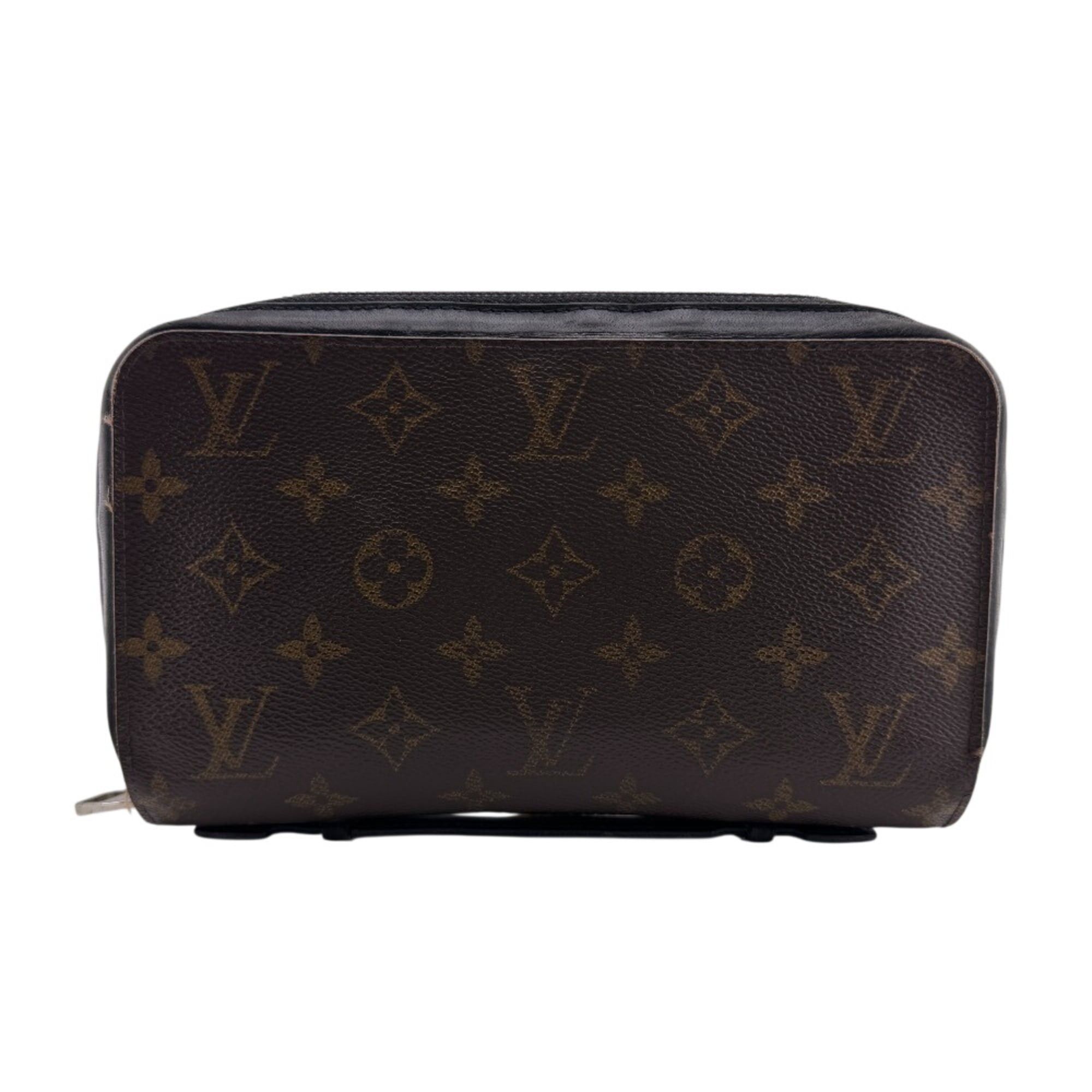 Louis Vuitton LOUIS VUITTON M61506 Zippy XL Round Zip Wallet Monogram Macassar Second Bag Clutch Men's Women's Brown Size ONE SIZE - 1 Thumbnail