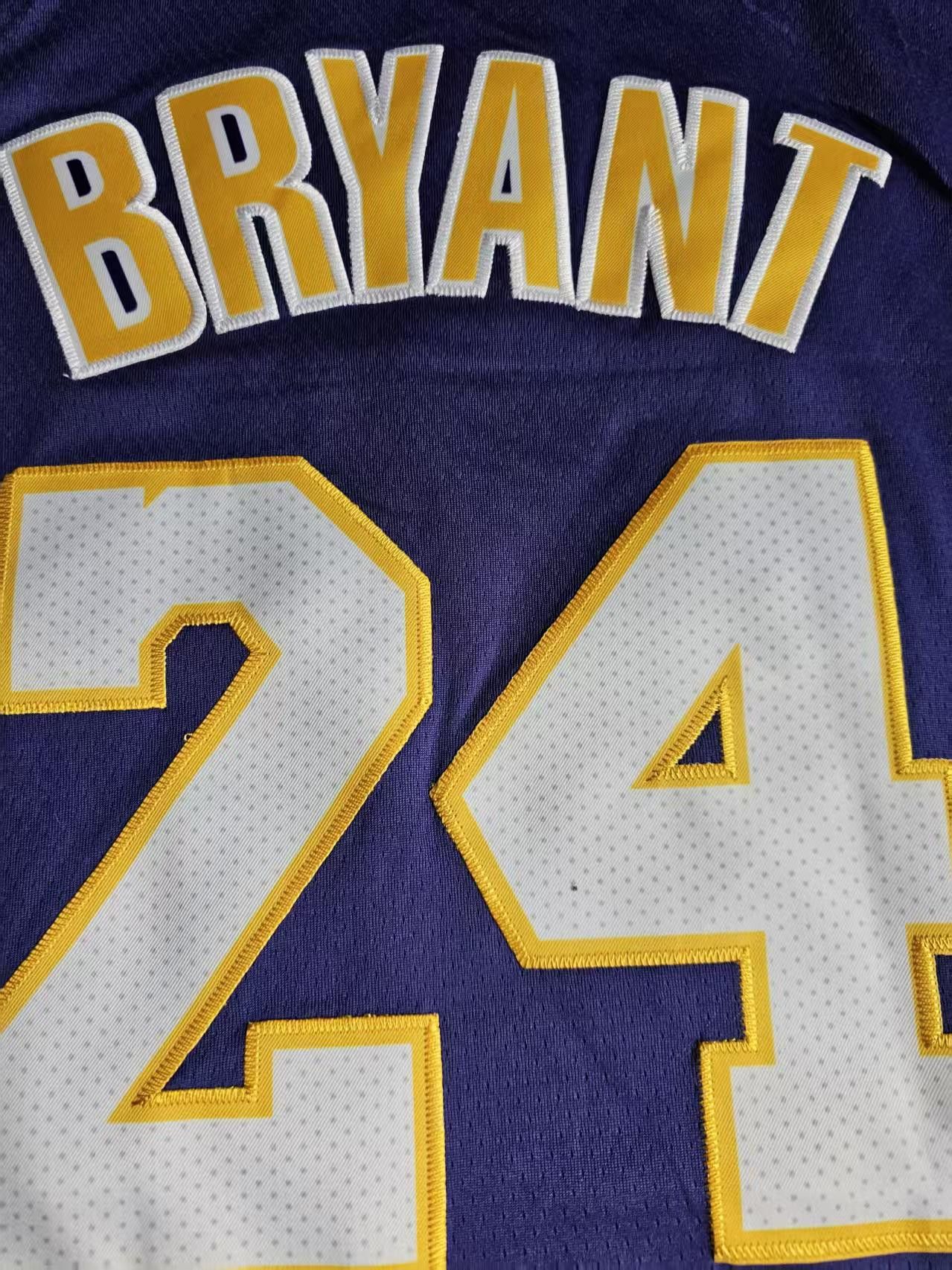 NBA Los Angeles Lakers 24 Kobe Bryant Jersey Purple Size US XL / EU 56 / 4 - 5 Thumbnail