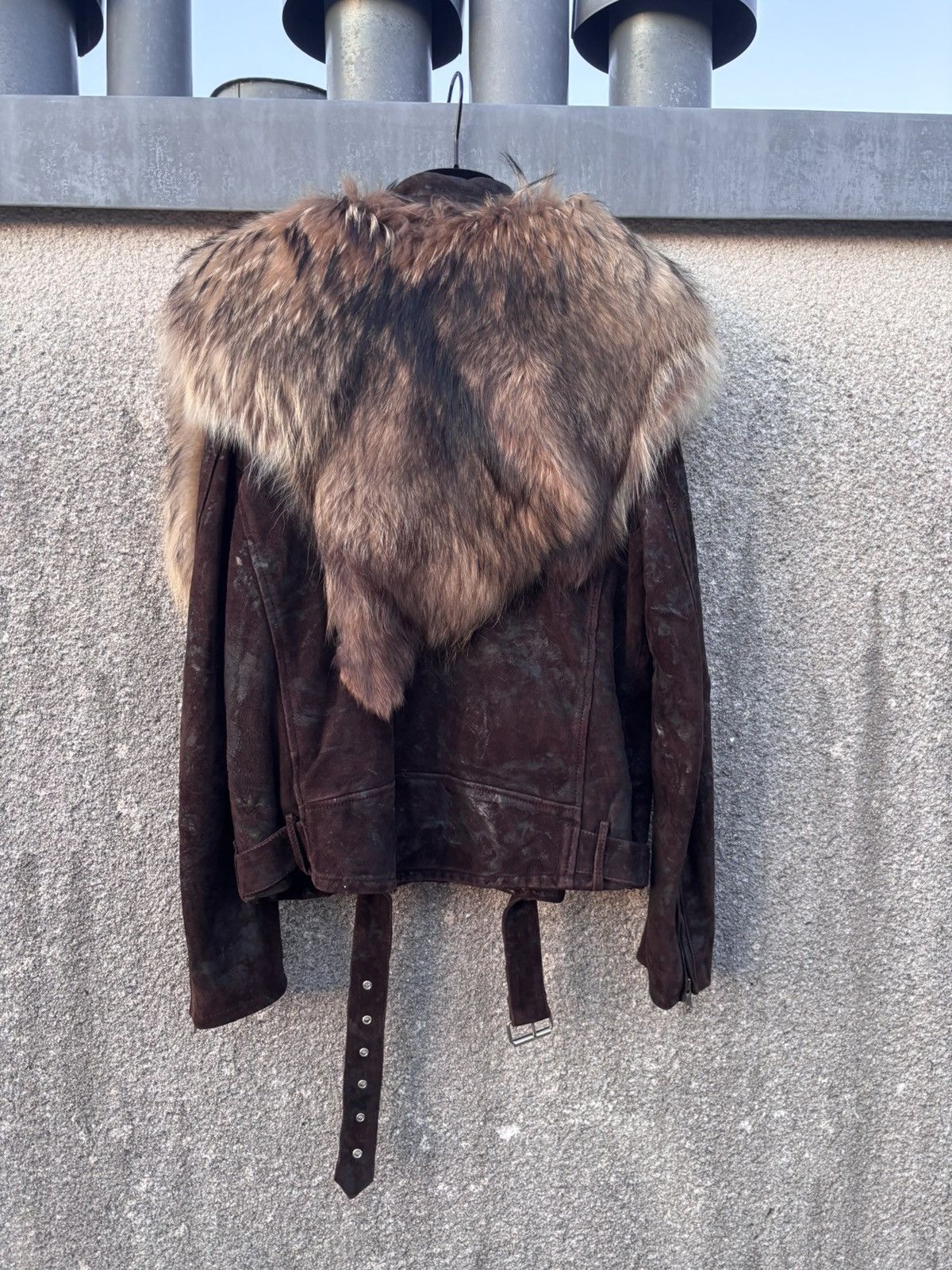 Balmain Balmain AW10 waxed rabbit fur leather jacket Size US M / EU 48-50 / 2 - 7 Thumbnail