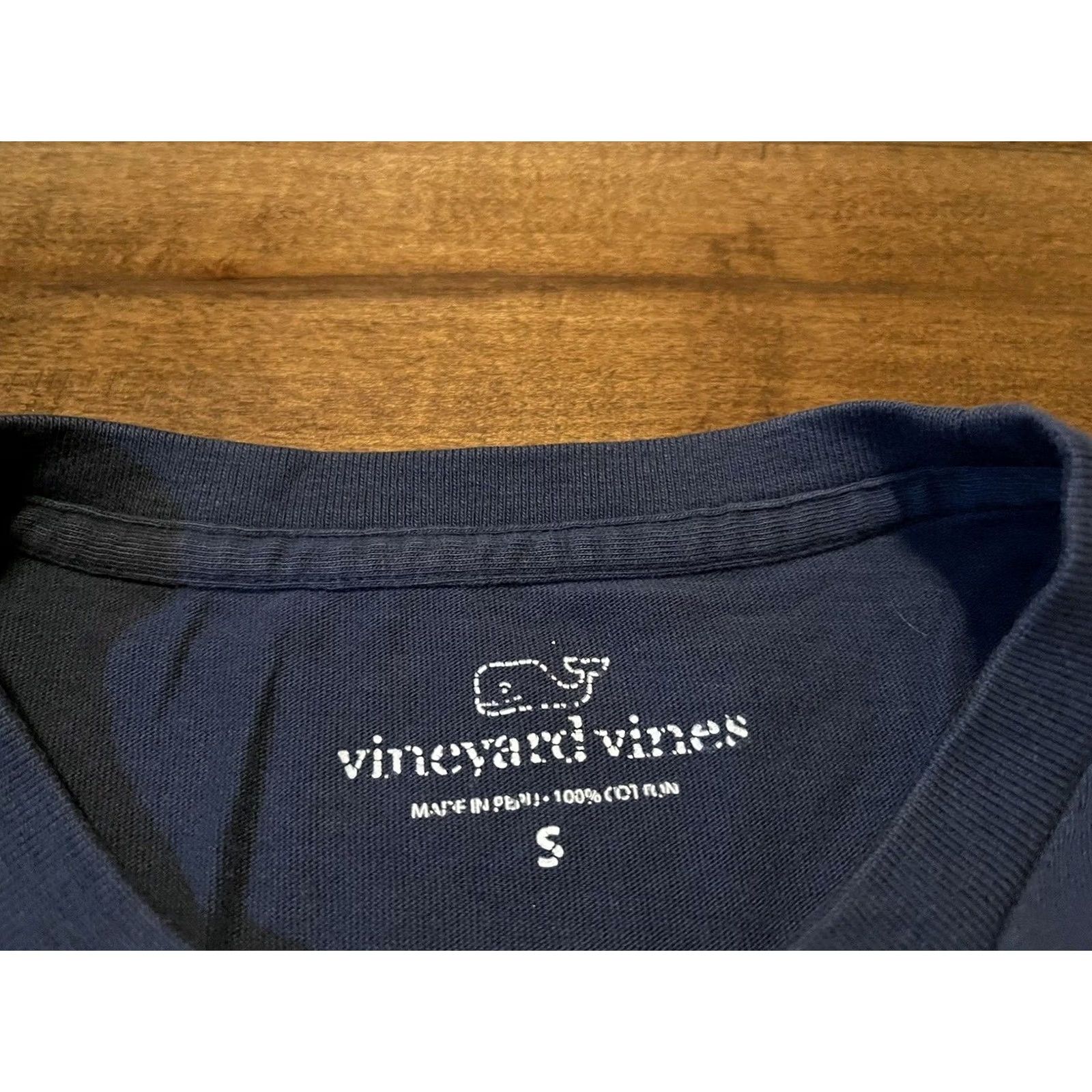 Vineyard Vines Vineyard Vines Pocket T-Shirt Men's S Navy Blue Whale Logo Preppy L/S Small Size US S / EU 44-46 / 1 - 4 Thumbnail