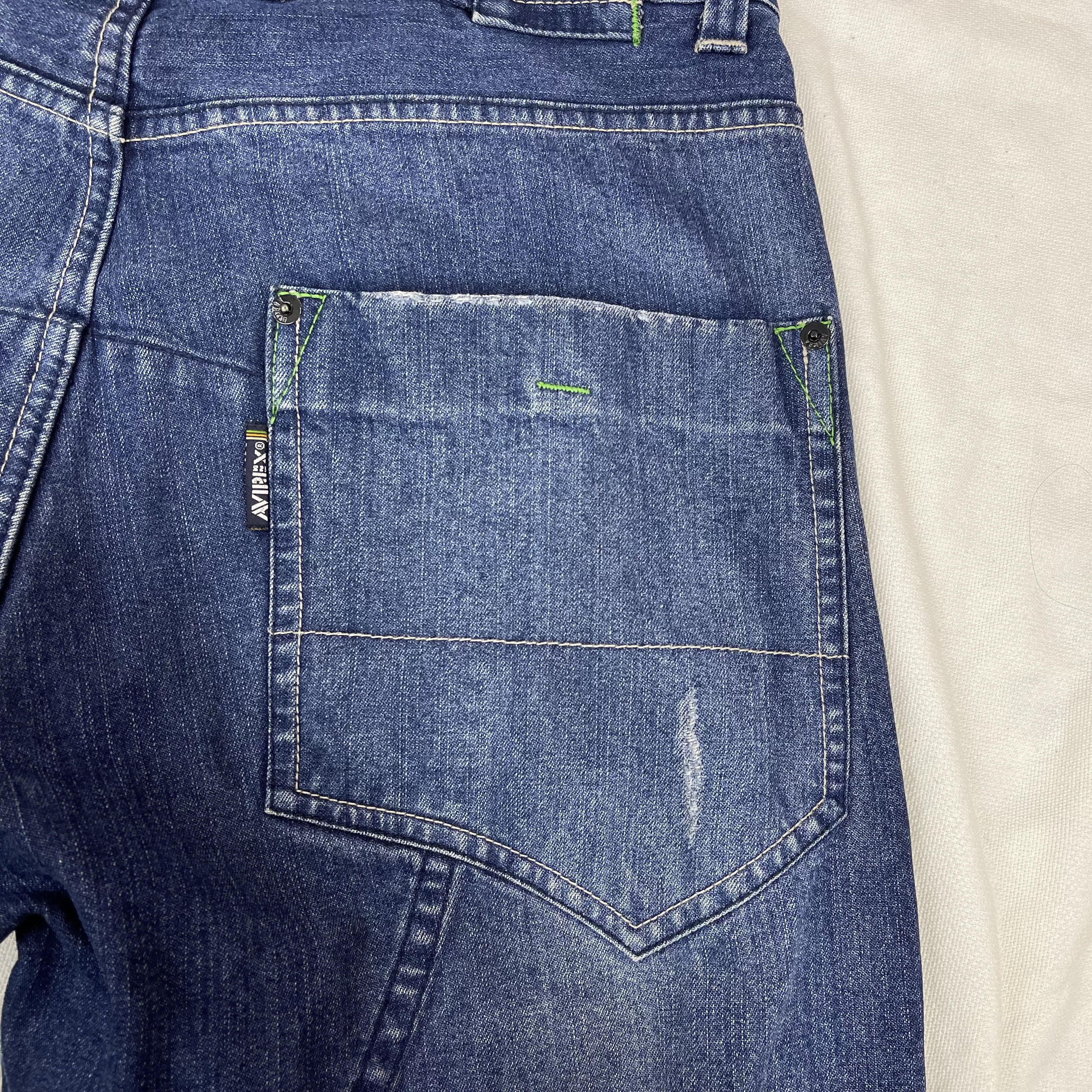 Avirex AVIREX VARSITY Denim Jeans #1289/AS Size US 36 / EU 52 - 12 Thumbnail