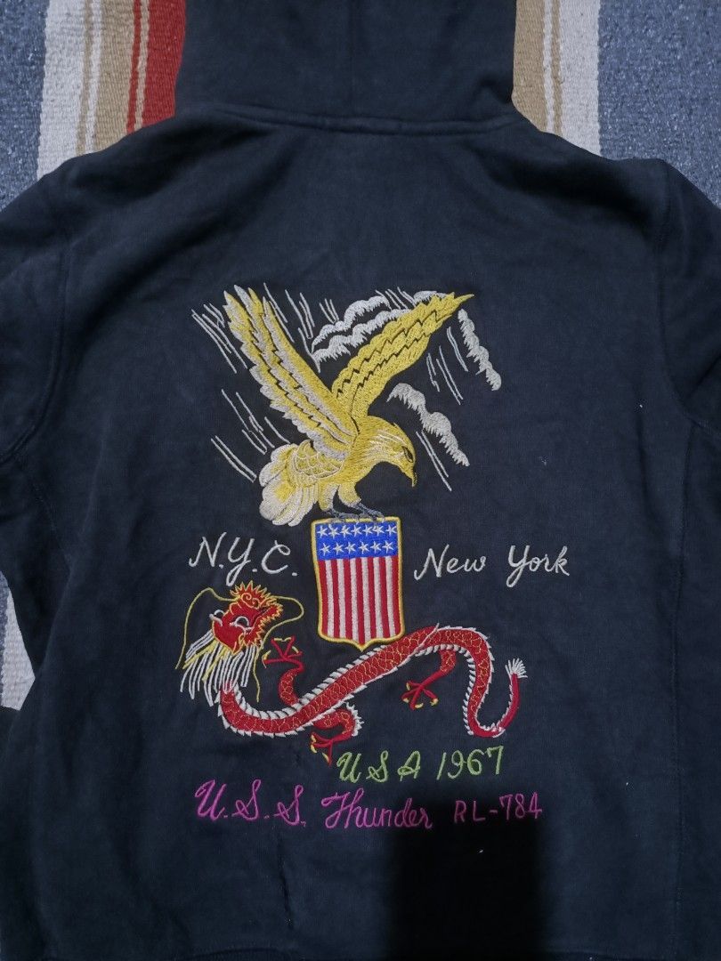 Polo Ralph Lauren Polo Ralph Lauren Sukajan Eagle Dragon Hoodie Size US S / EU 44-46 / 1 - 4 Thumbnail