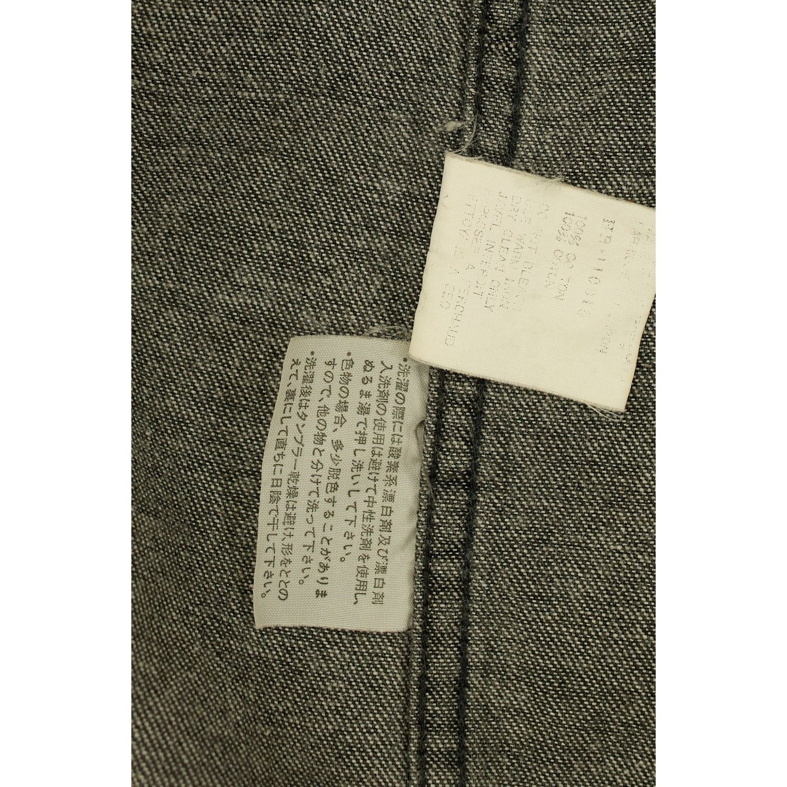 Comme des Garcons Homme Grey Denim Button Up Shirt Size US M / EU 48-50 / 2 - 6 Thumbnail